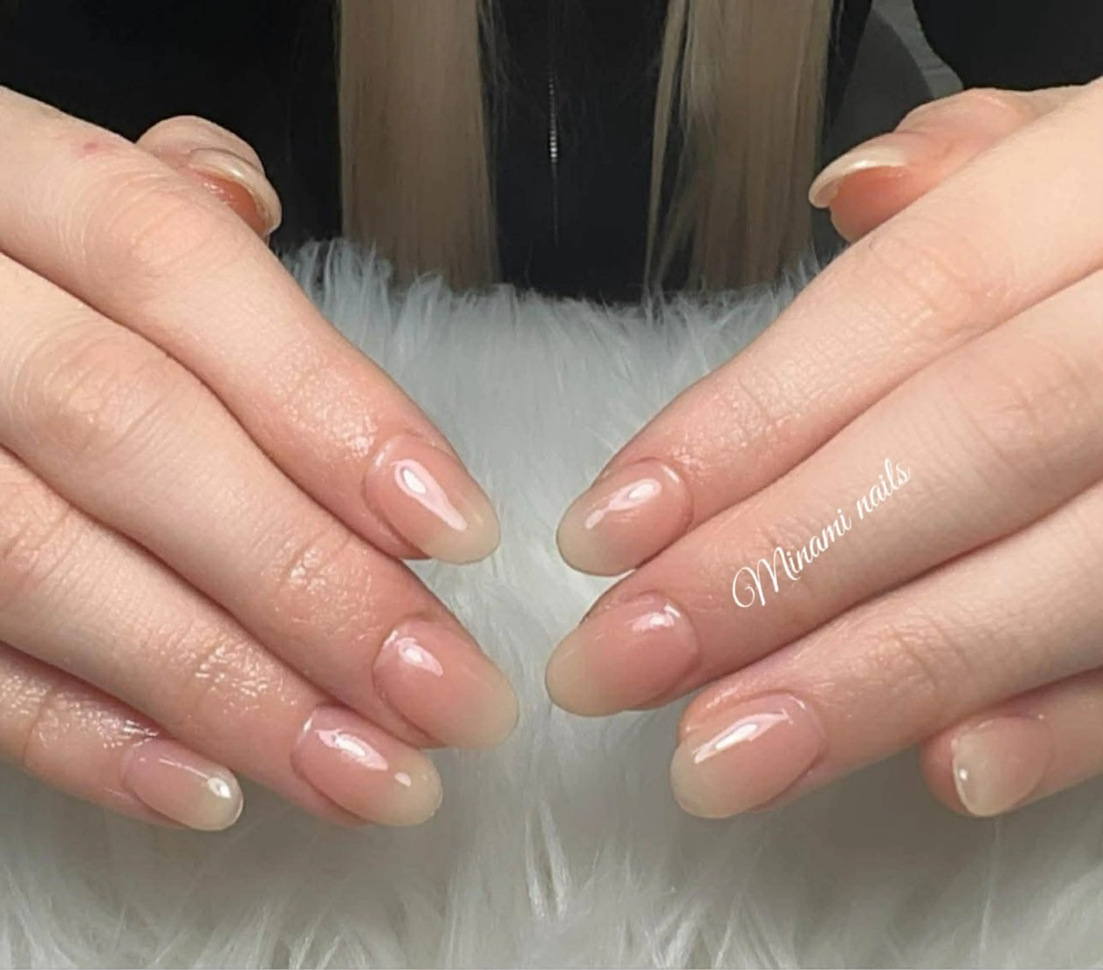 ネイル アートネイル オーロラネイル ガーリー キラキラネイル 韓国ネイル ハンドネイル minamiネイル トユイのネイルデザイン
