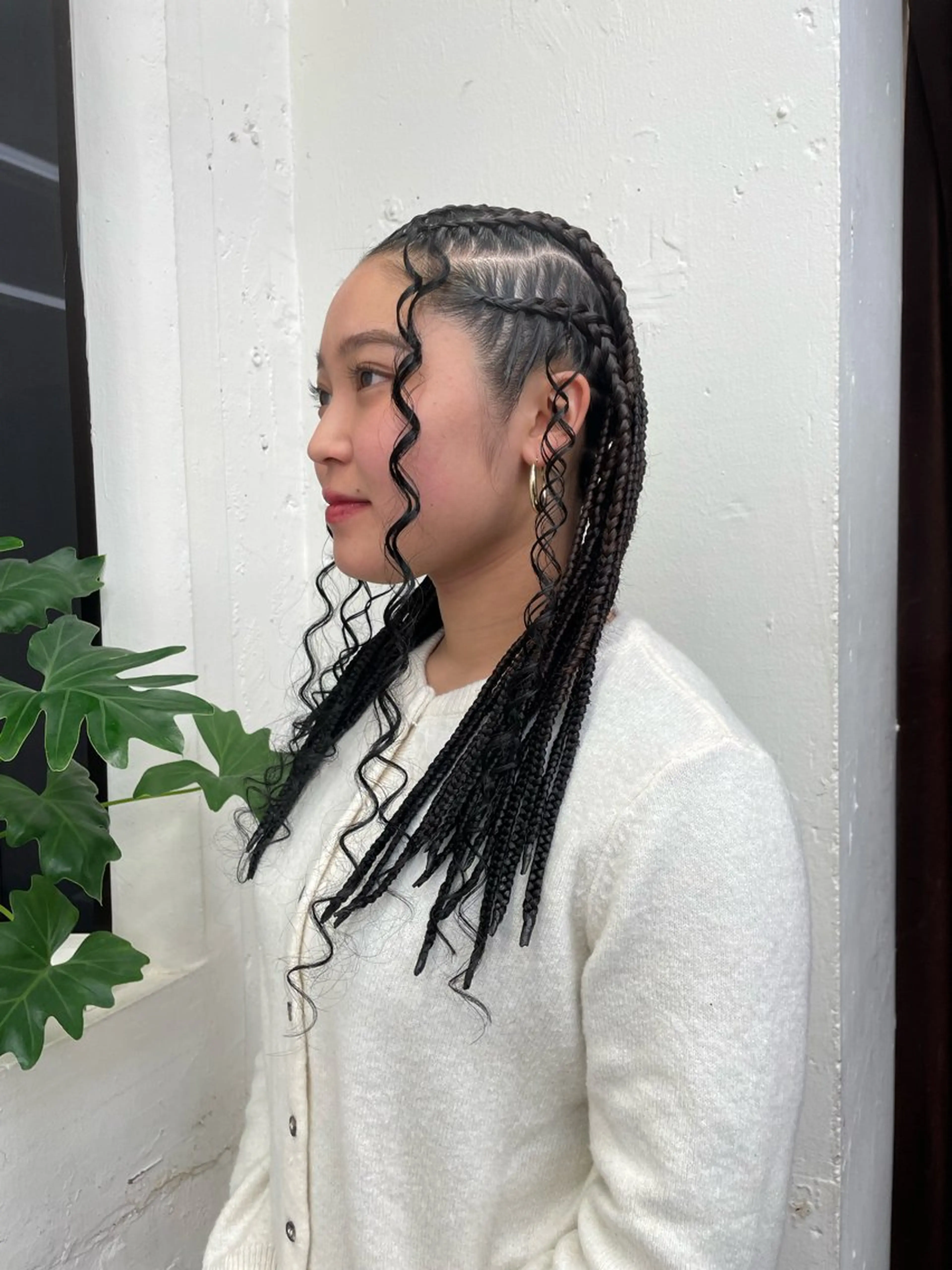 ヘアアレンジ コーンロウ／ブレイズ SYUのヘアスタイル