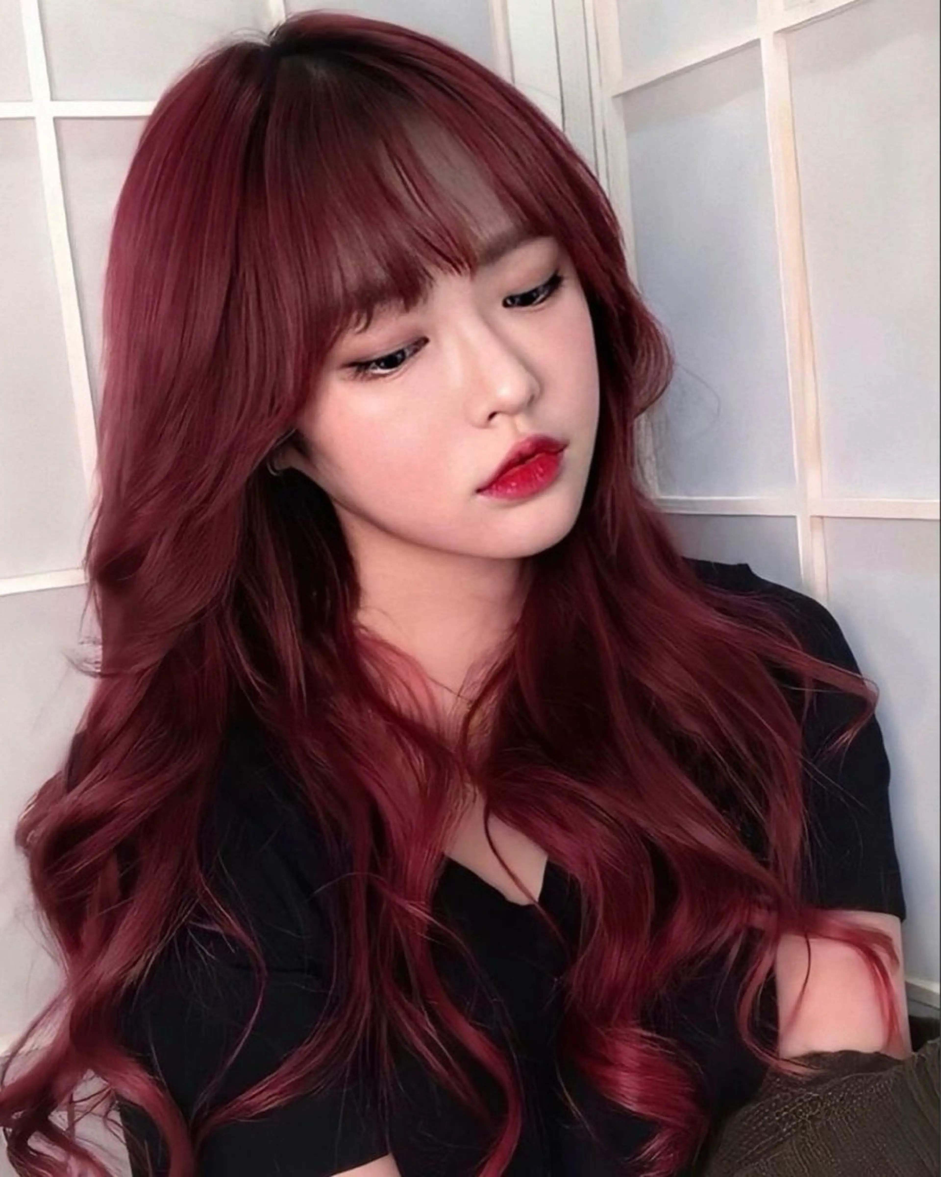 ロング カラー ヘアアレンジ トレンド暖色/ sayaka🍒のヘアスタイル