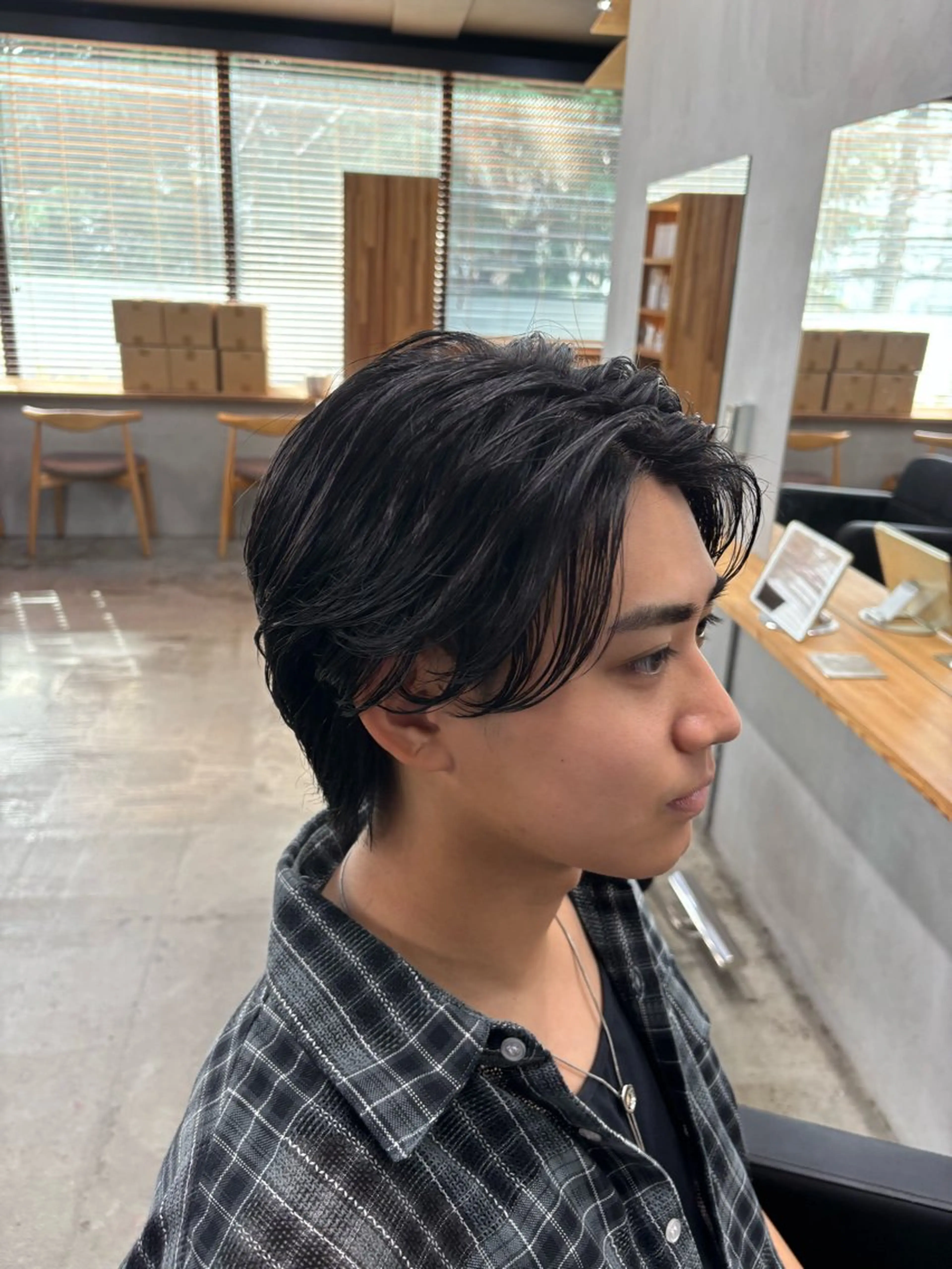 パーマ メンズ カット パーマ mono / Manatoのヘアスタイル