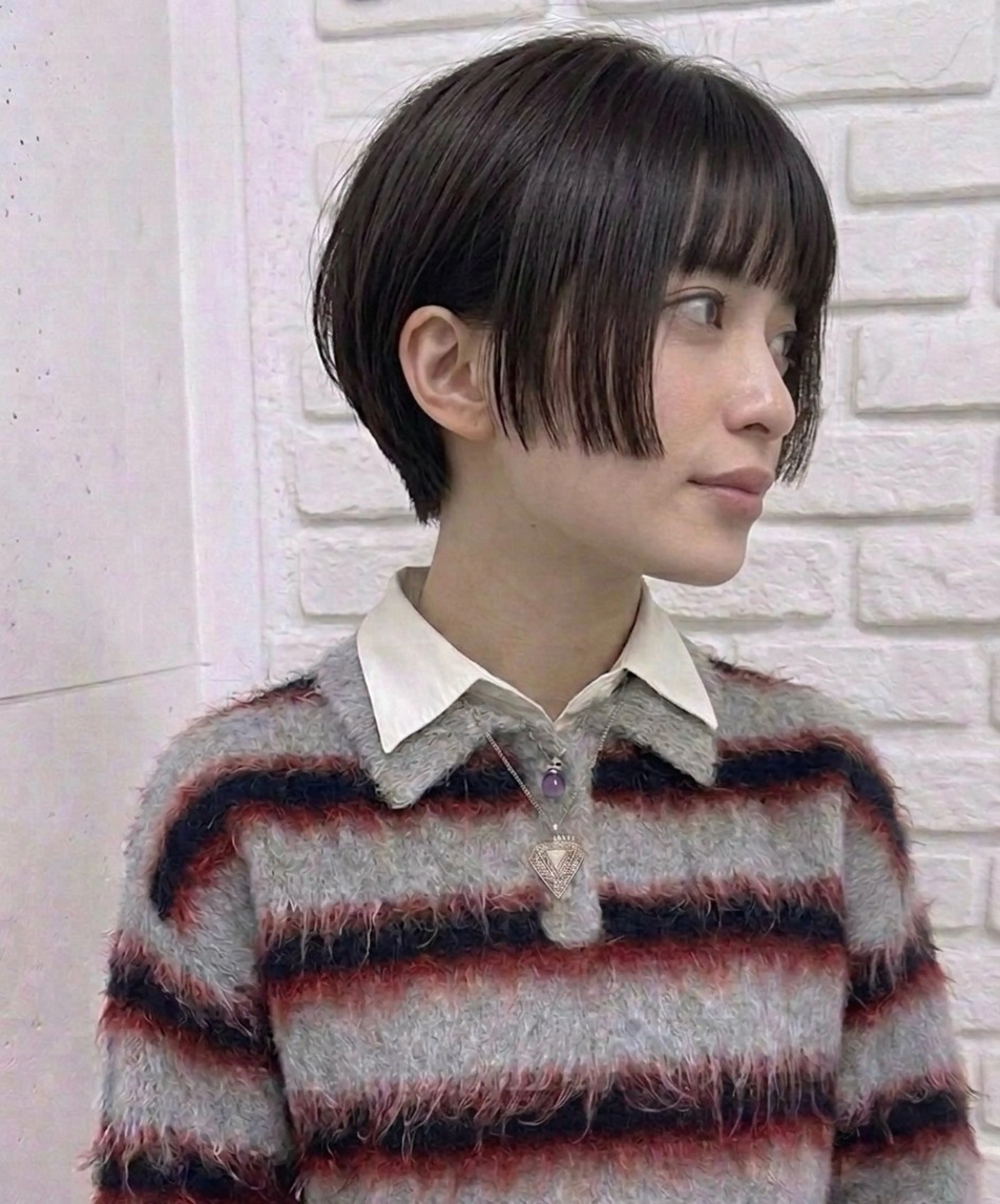 ショート ショートヘア ショートカット✨ 金子明日香のヘアスタイル