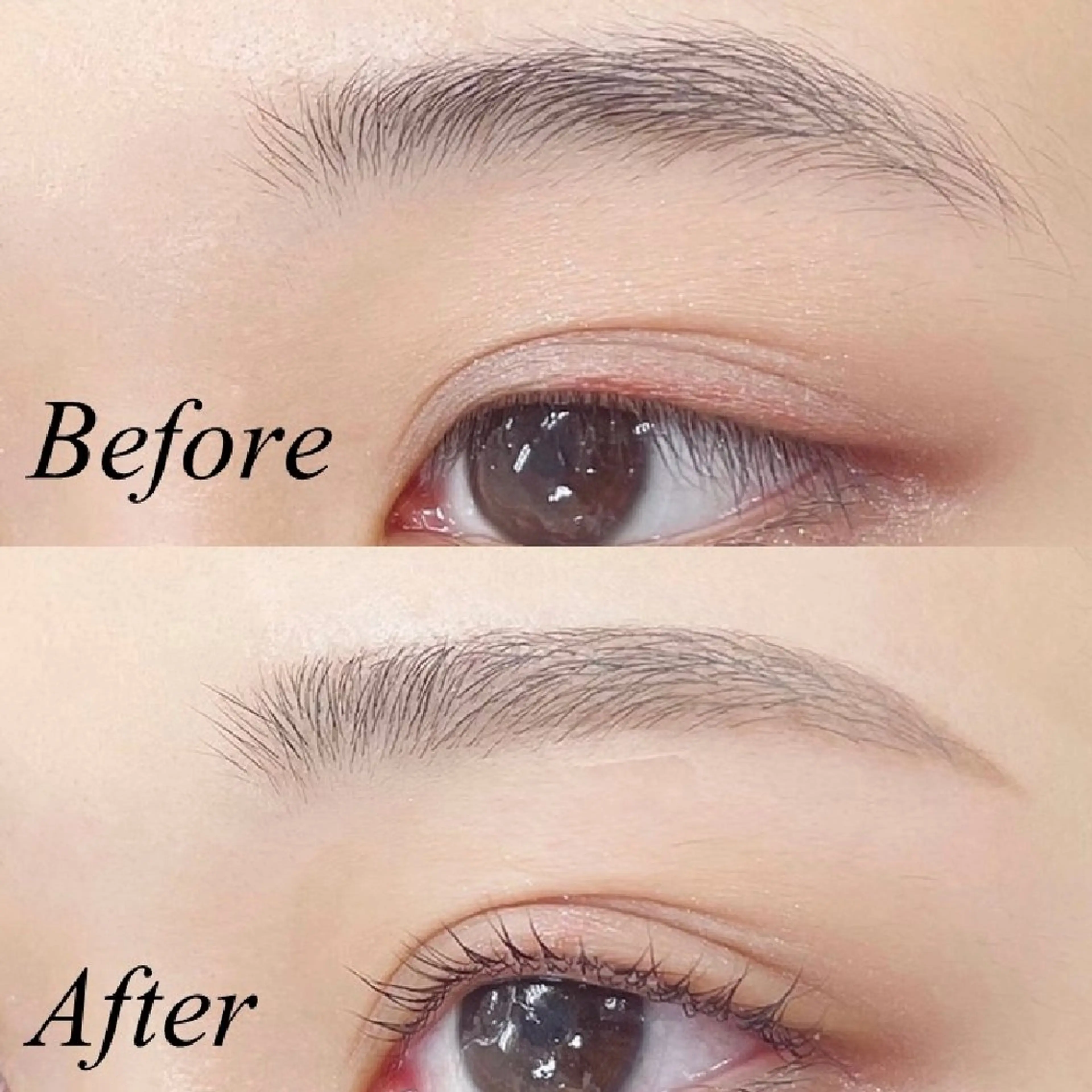 学割U24🎓《持続力⭐️》美眉アイブロウWAX＋ハリウッドブロウリフト ¥5200の写真