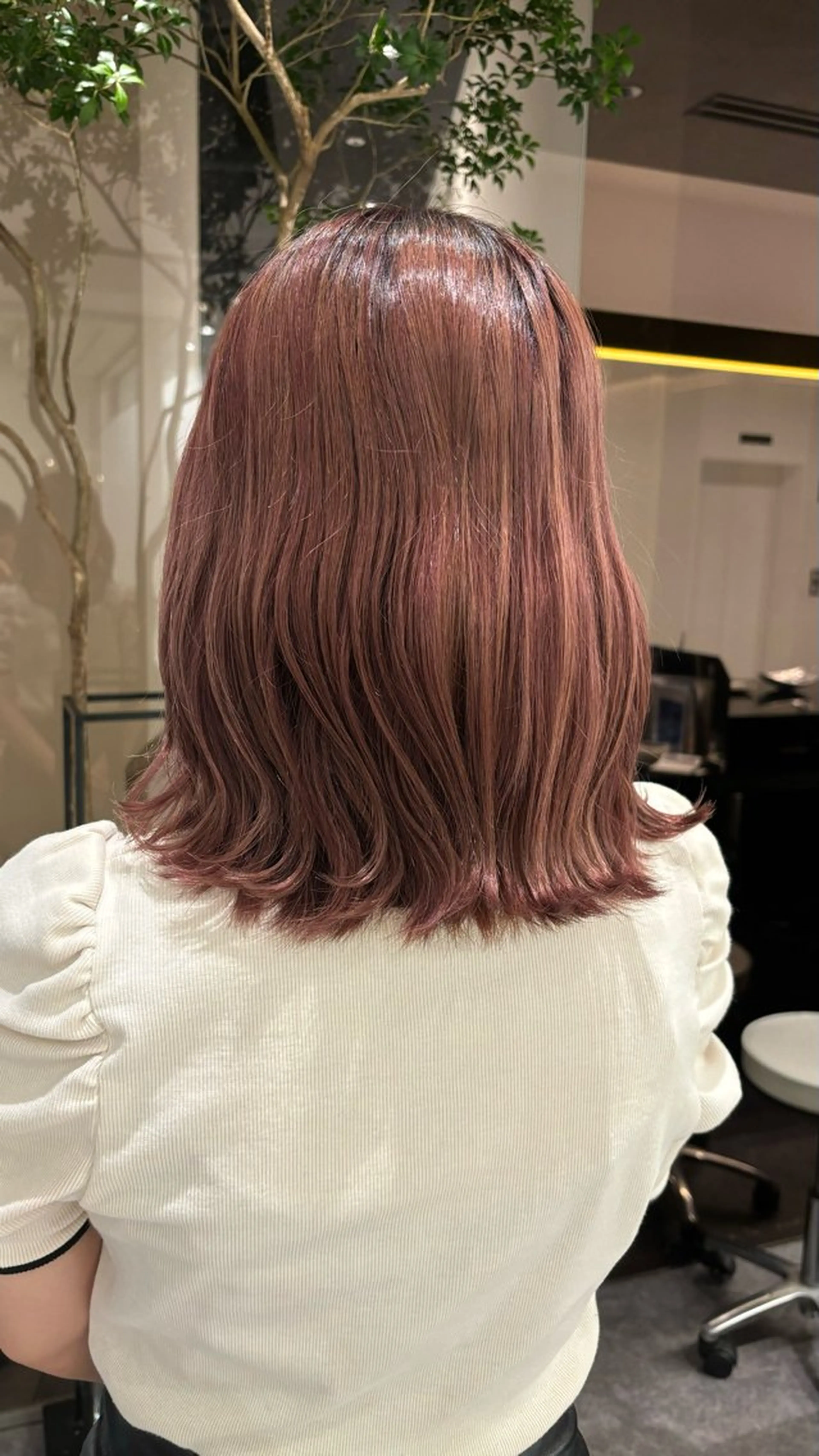 ミディアム カラー3000円🦋 鈴木思音のヘアスタイル