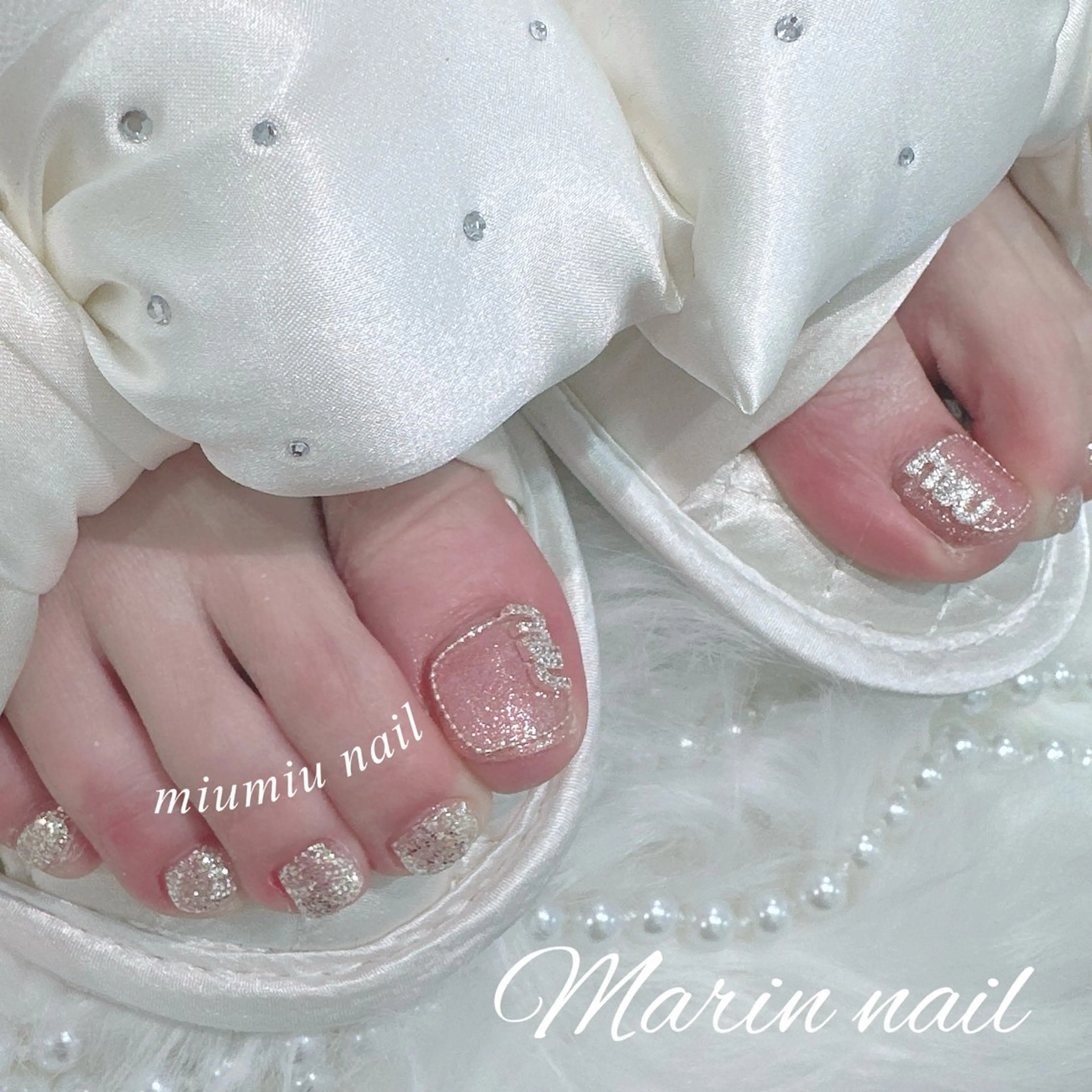 ネイル フットネイル Marinnail Hibikiのネイルデザイン