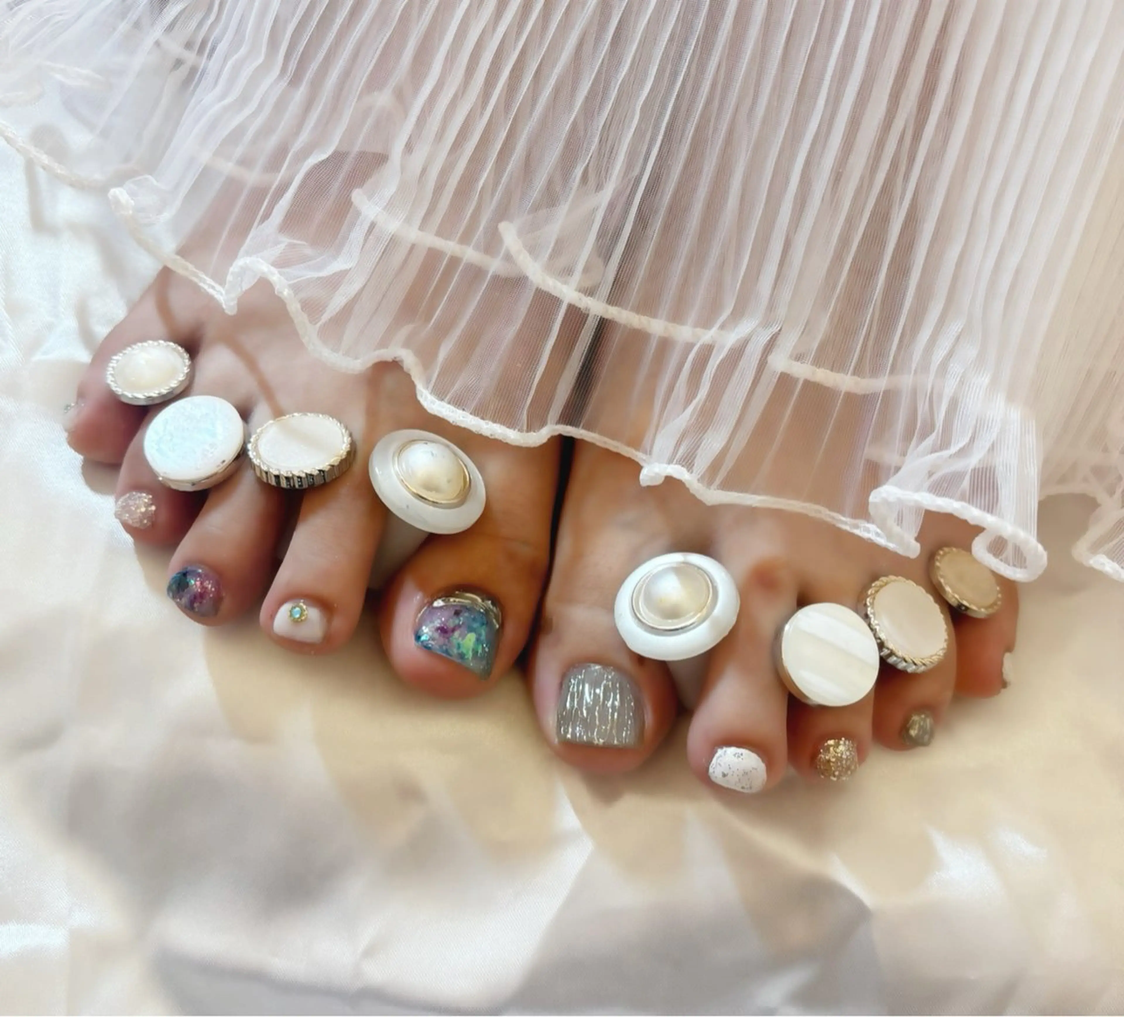 ネイル フットネイル フットネイル Nail Salon macherieのネイルデザイン