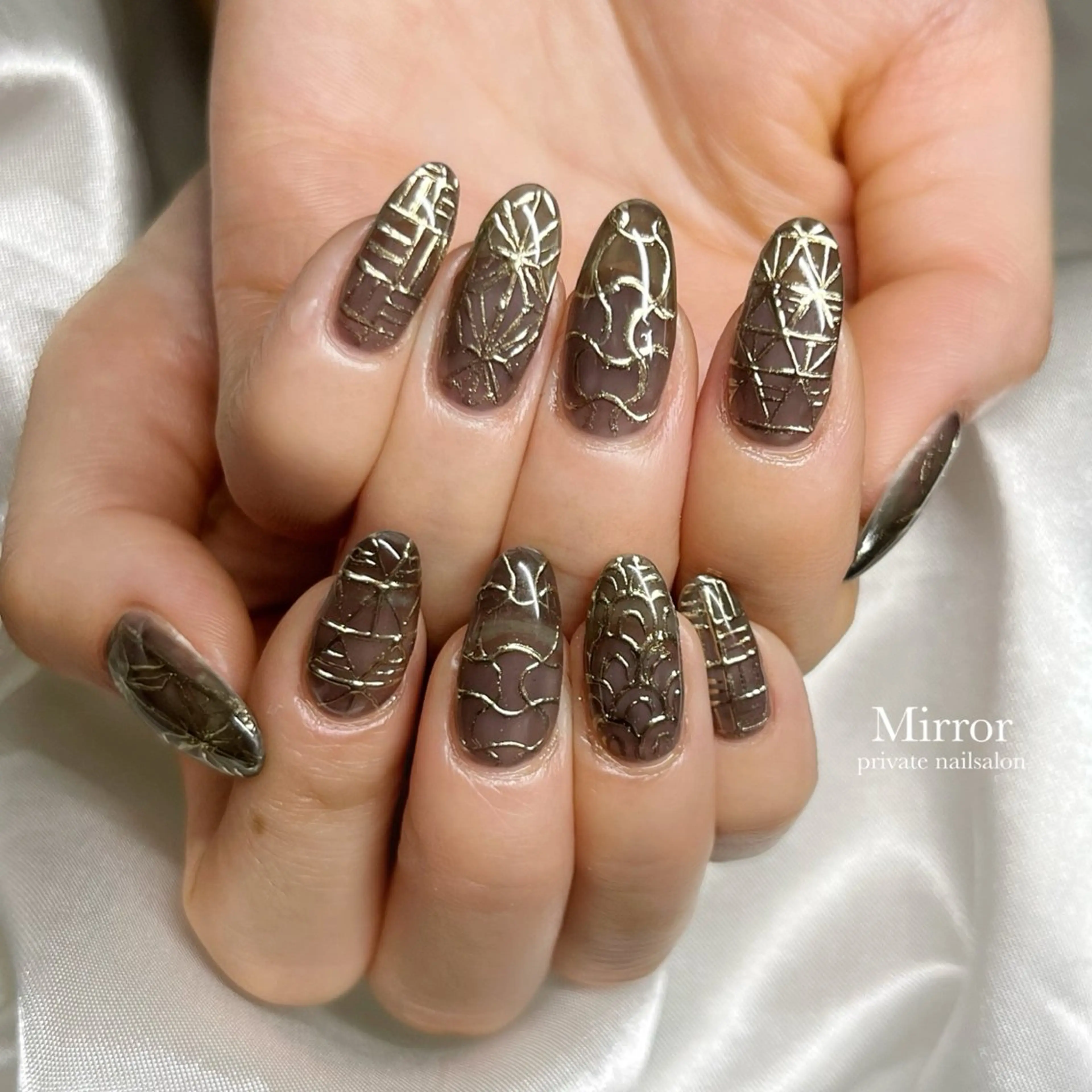 ネイル ハンドネイル nailsalon Mirrorのネイルデザイン