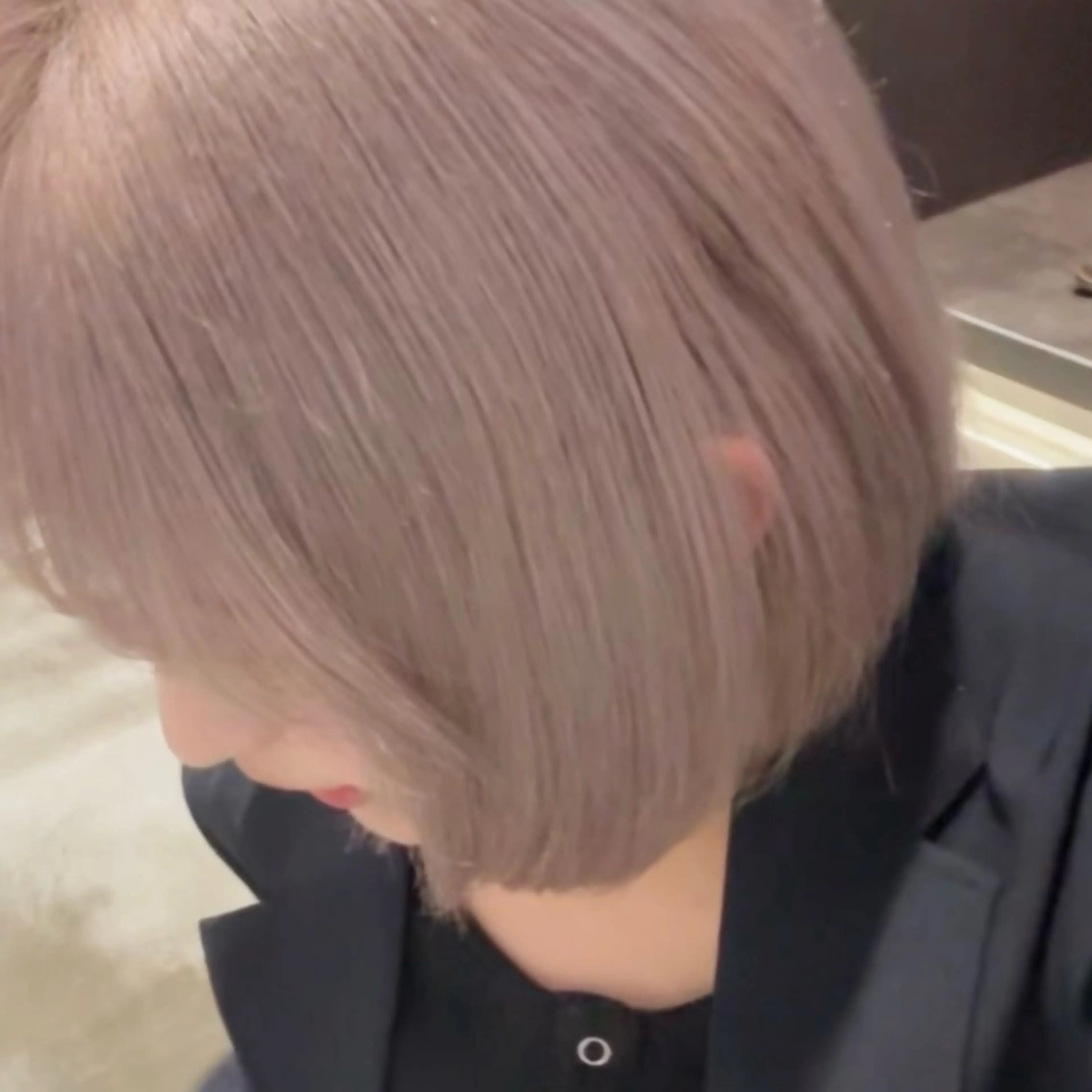 カラー ピンクカラー 卒業式のヘアスタイル ヘアカラー 縮毛矯正/モテカラー /ａｉｋｏ/原宿のヘアスタイル