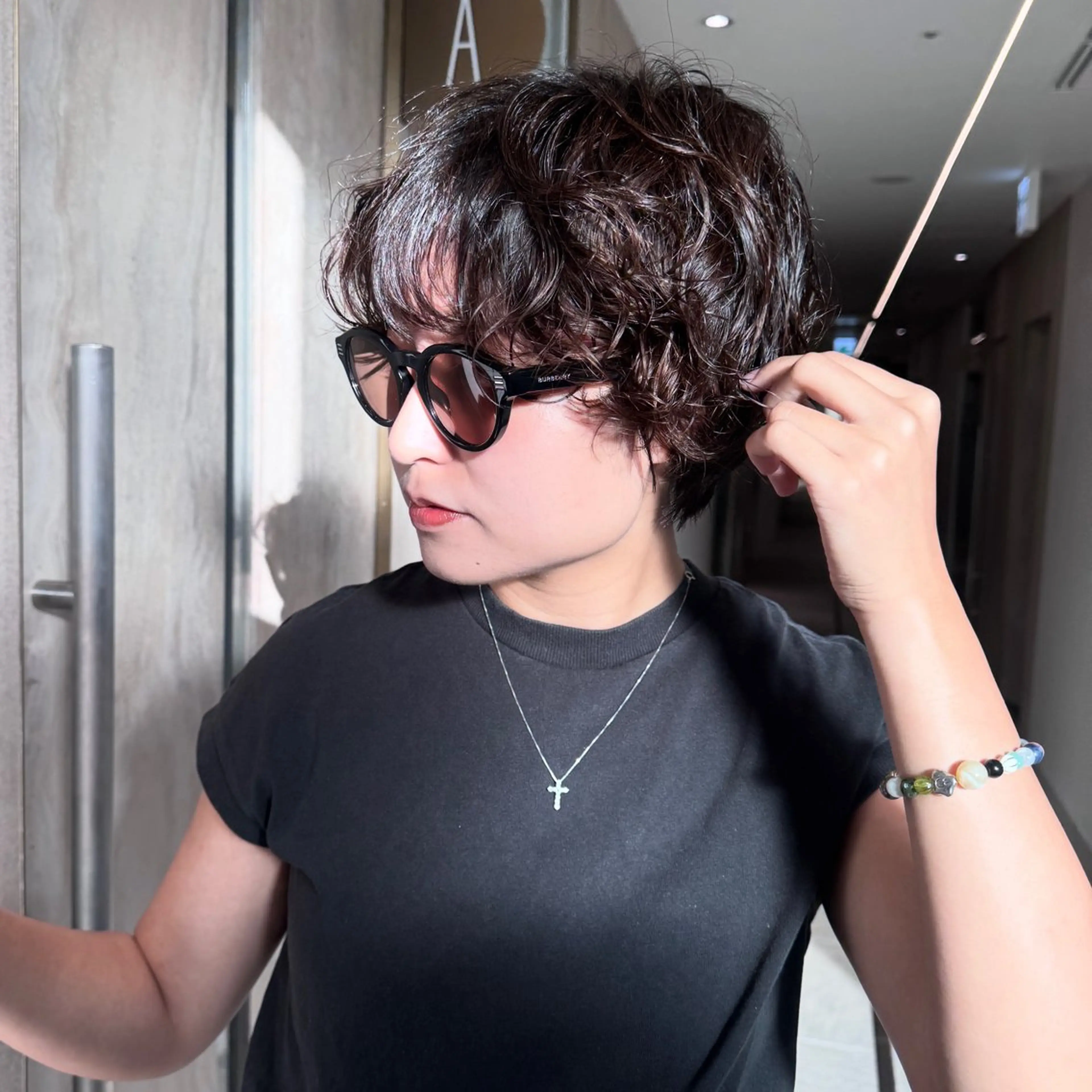 ショート カット パーマ foto所属・𝐁𝐋𝐔𝐄𝐓 /カット特化/新宿のヘアスタイル