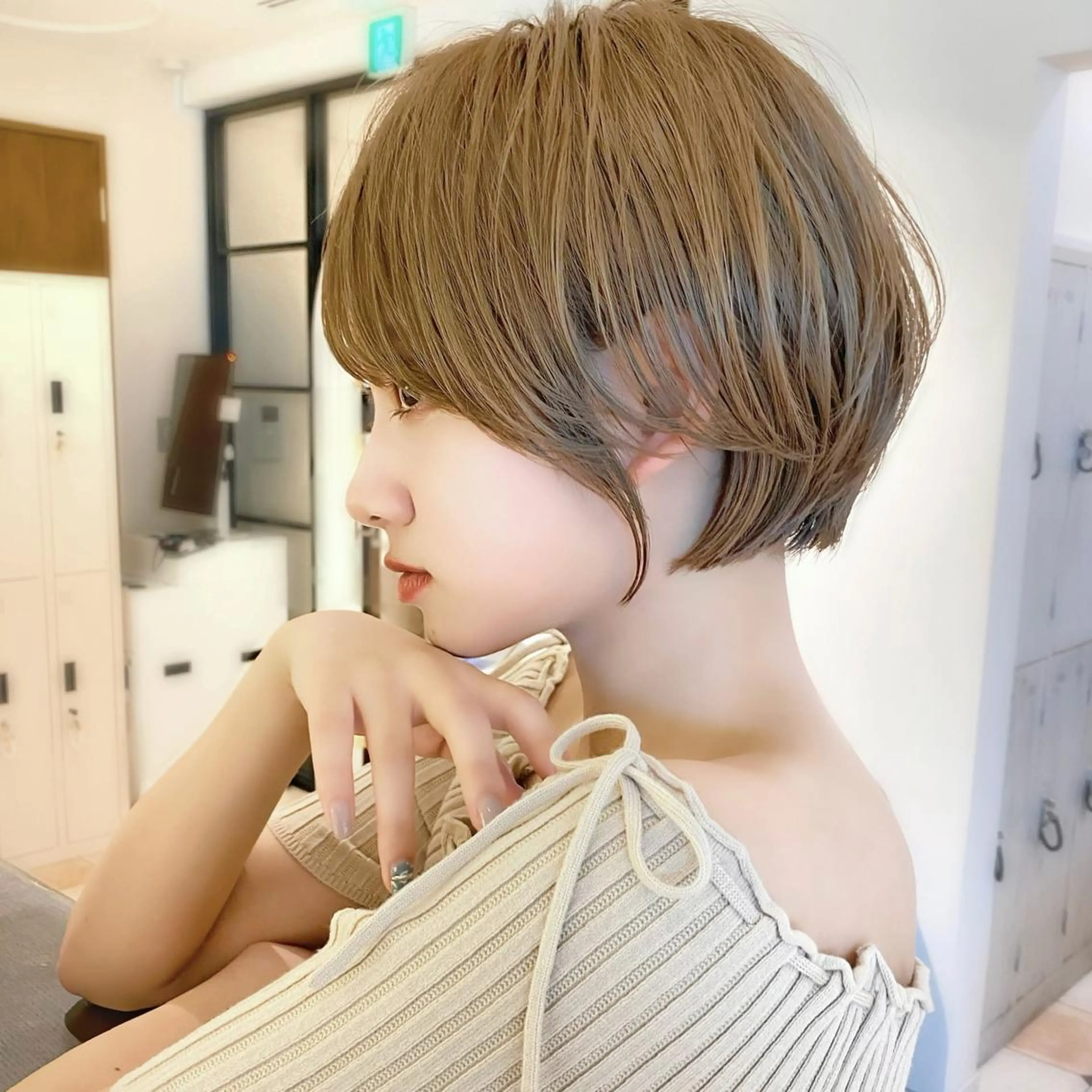 ショート カラー ショートボブ ボブ 似合わせカット ショートヘア 小顔カット カット ヘアカラー トリートメント ショート、ボブの神✨ 峯朋也✂︎✨のヘアスタイル