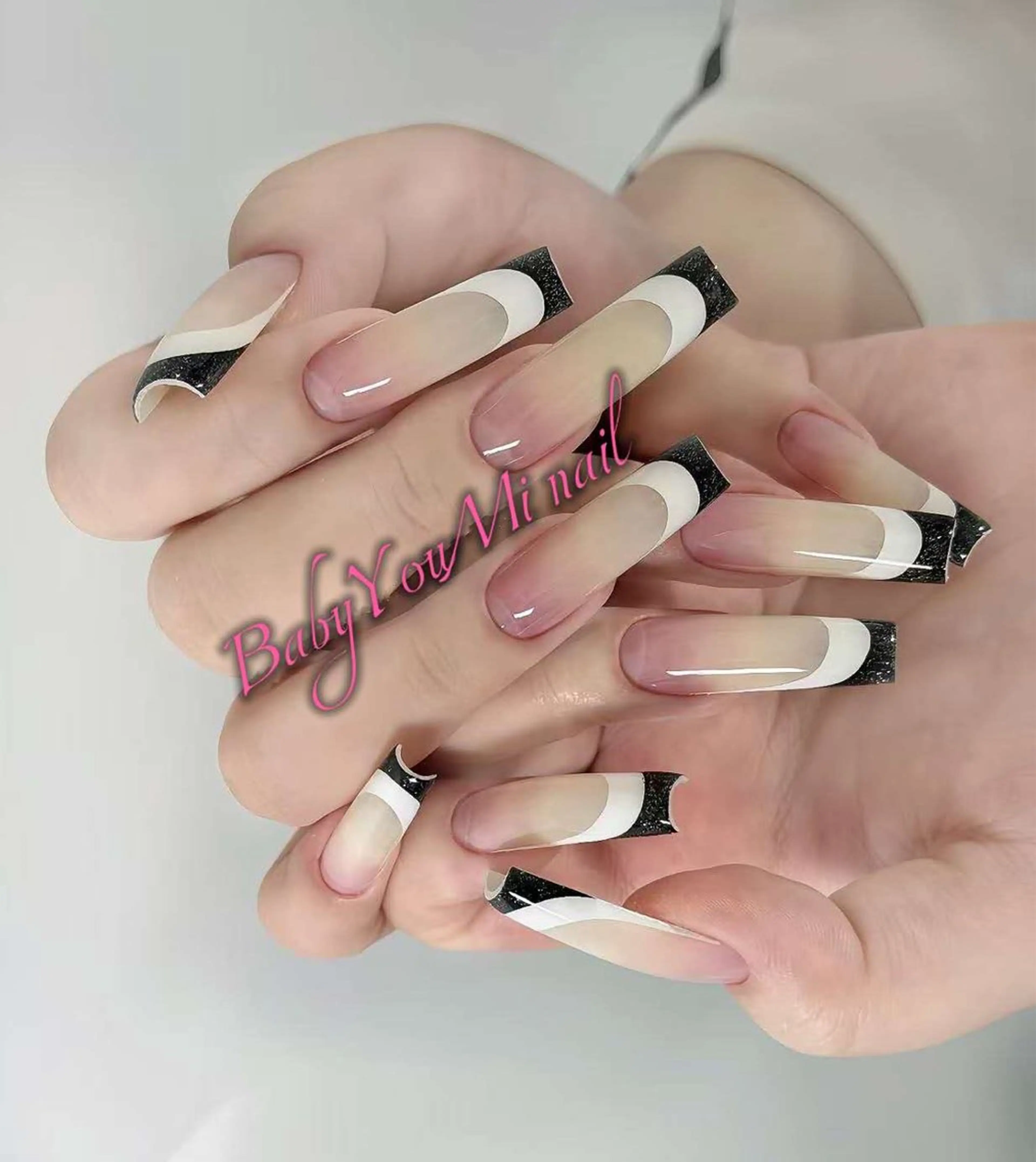 ネイル オーロラネイル 成人式 フットネイル フレンチネイル ジェルネイル ハンドネイル BabyYouMi ねねのネイルデザイン