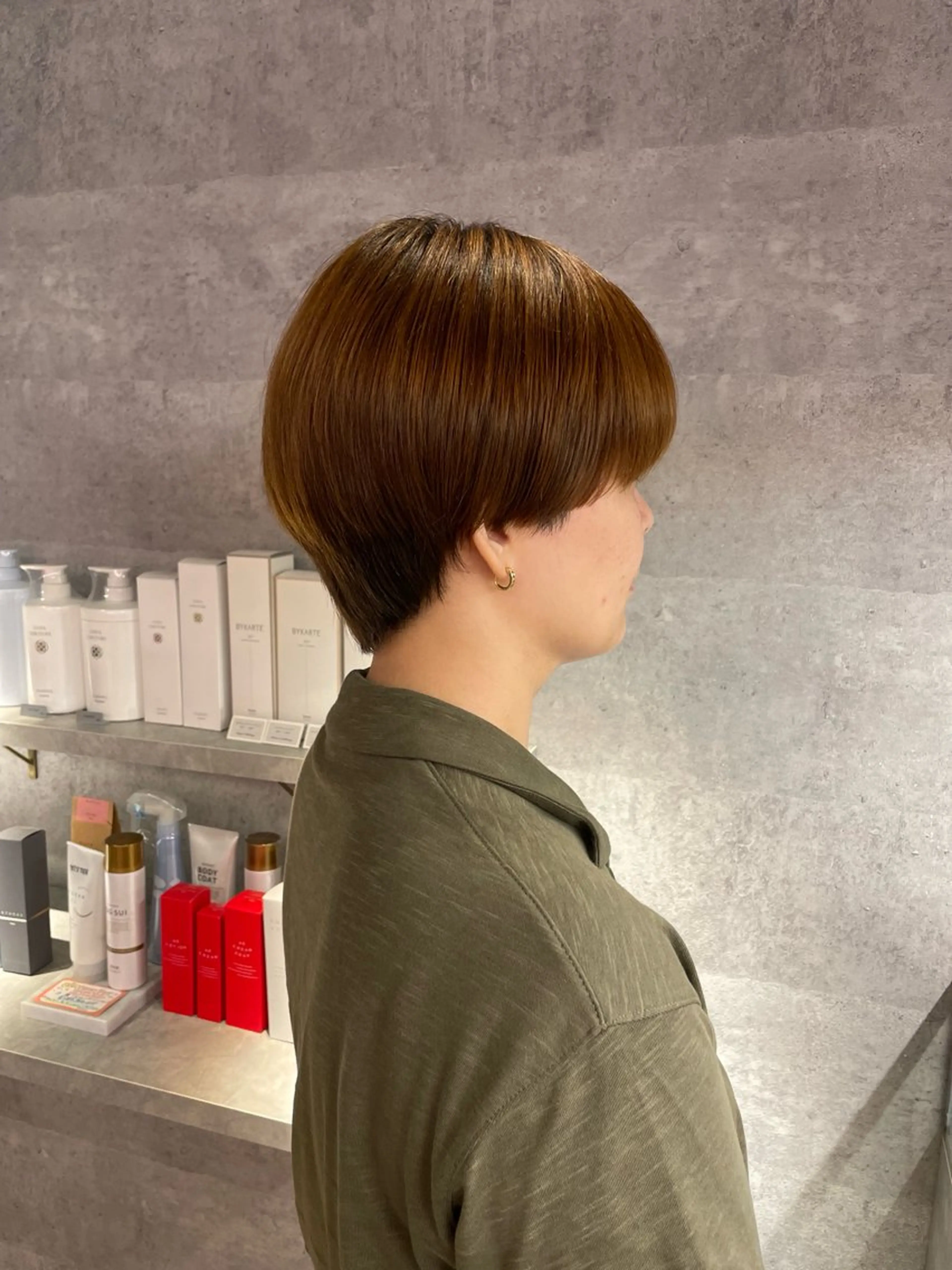 ショート ショートヘア 山田 遥のヘアスタイル