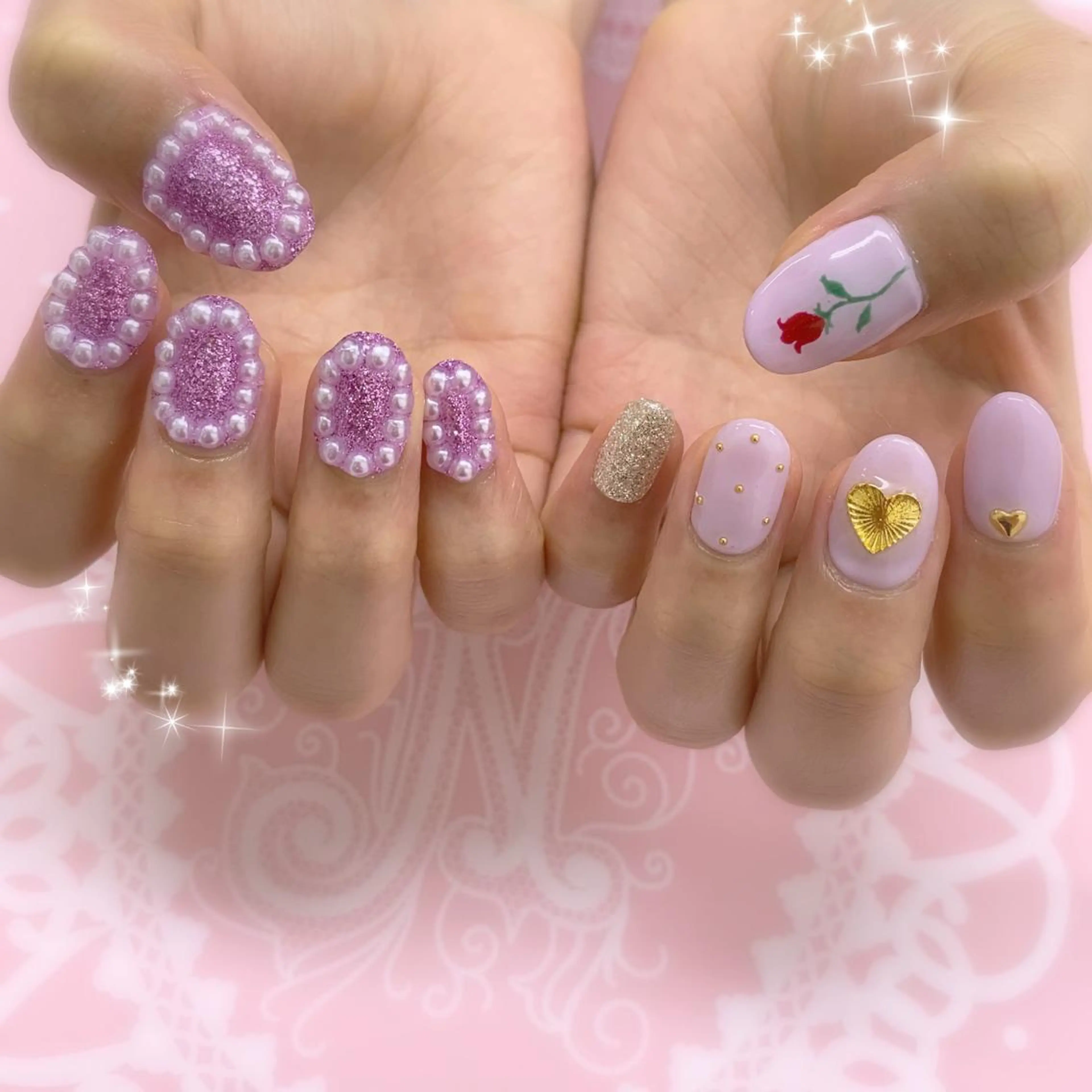 ネイル ハンドネイル 五十嵐 美智のネイルデザイン