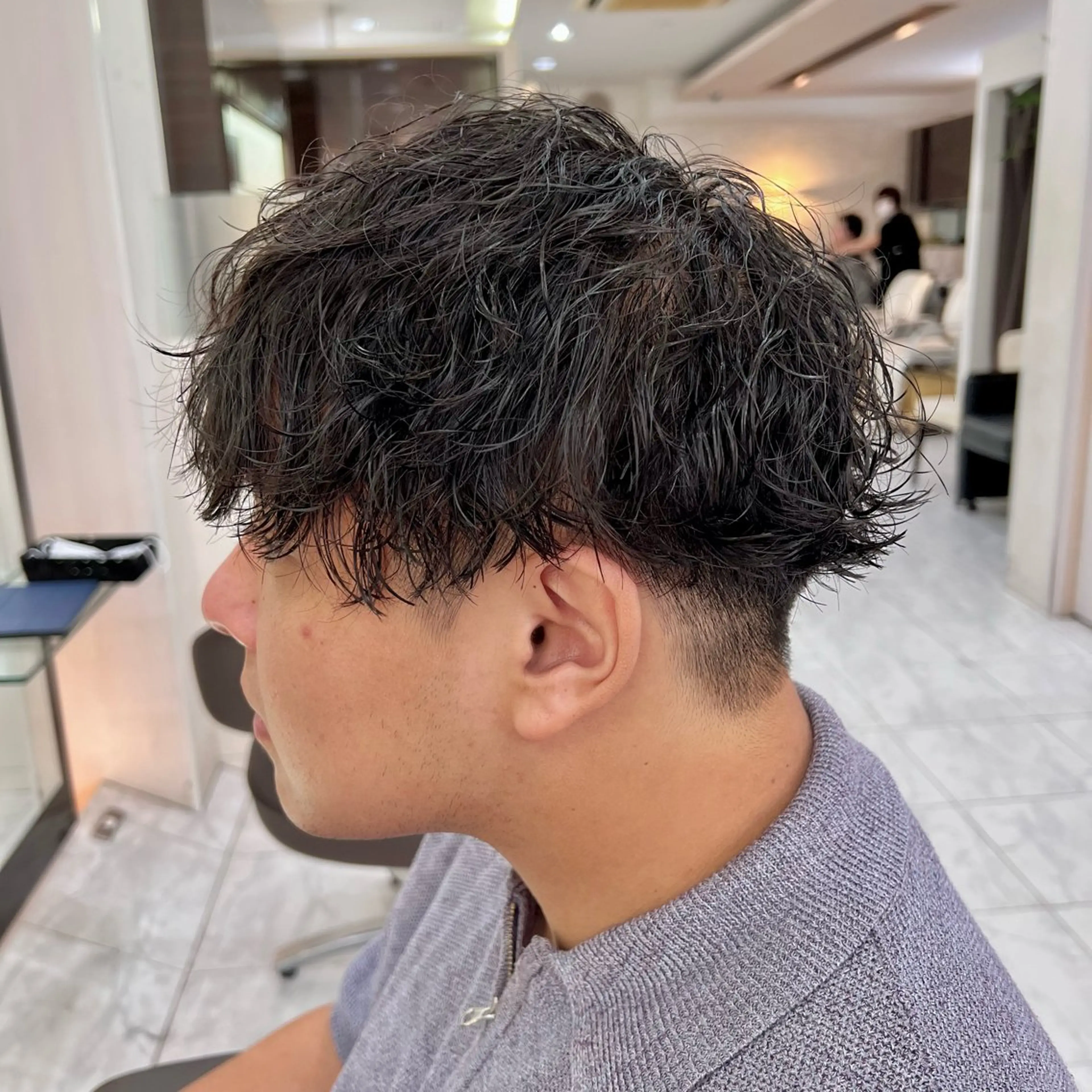 パーマ メンズ カット パーマ アグヘアーシータ所属・🤩メンズカット/ パーマ山本🤩のヘアスタイル