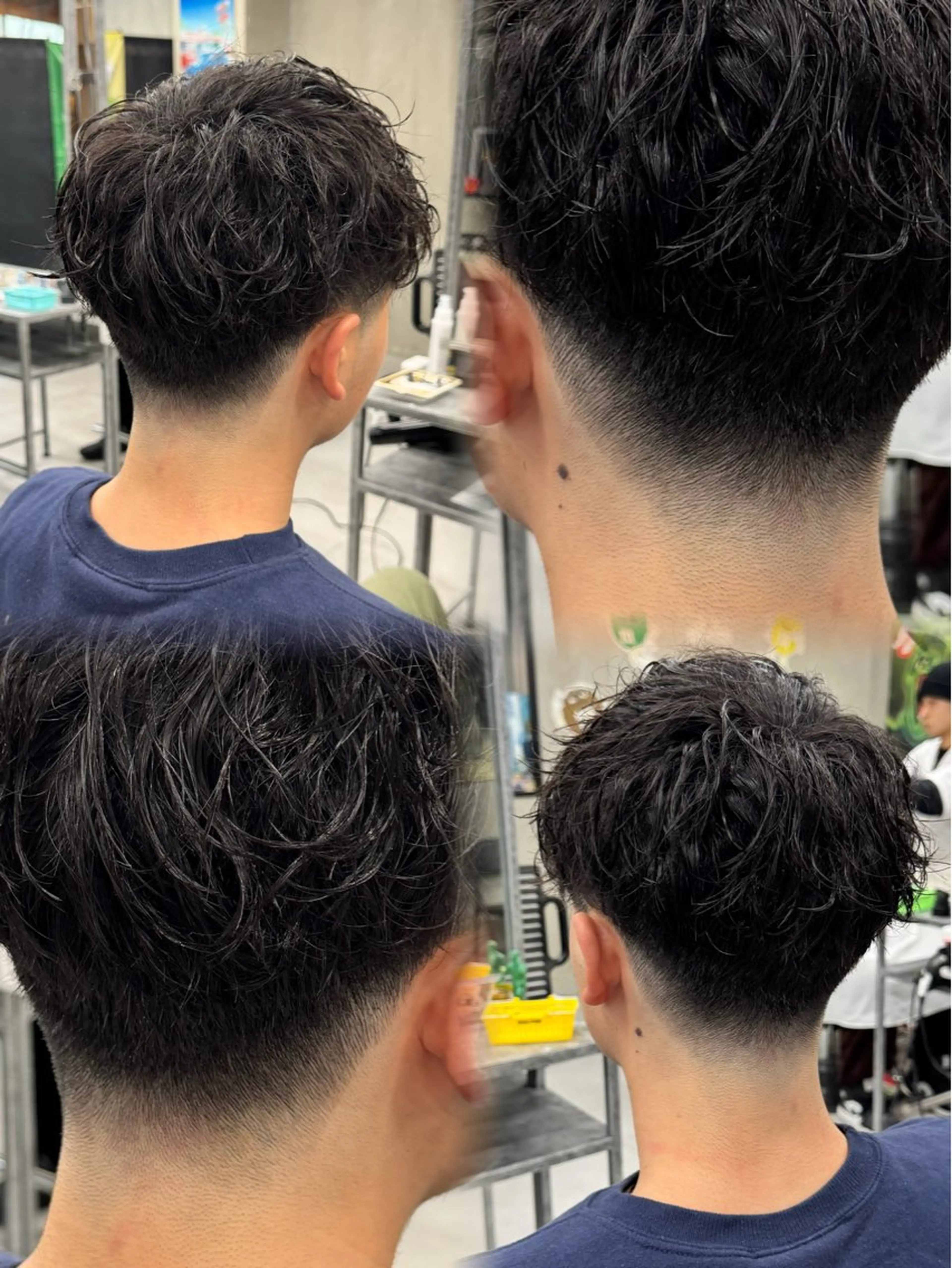 ショート メンズ フェードカット カット Buzzy 大畠　慎三郎のヘアスタイル