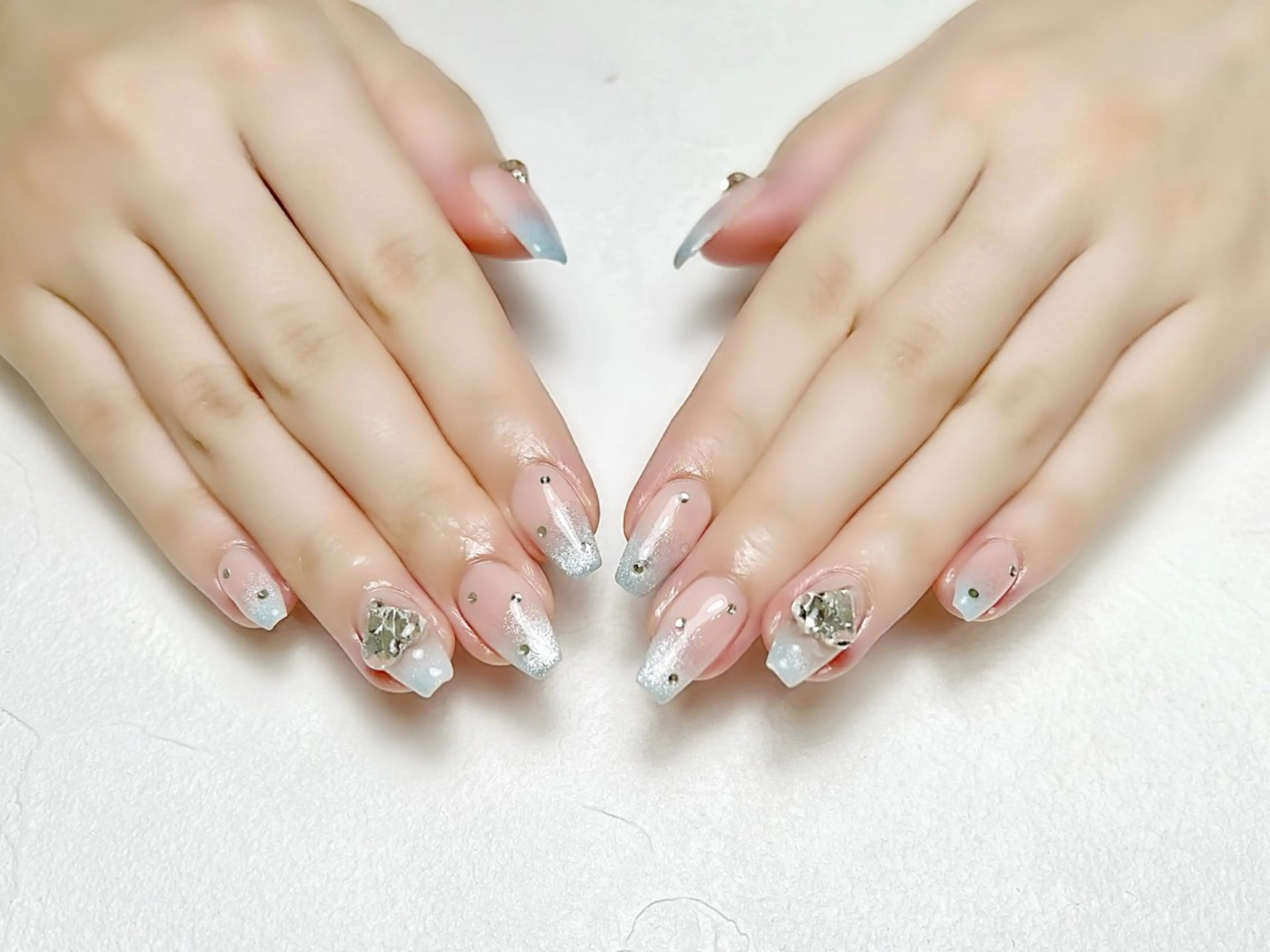 ネイル ラメ(グリッター) オフィスネイル ワンカラーネイル rouse nail RISATOのネイルデザイン