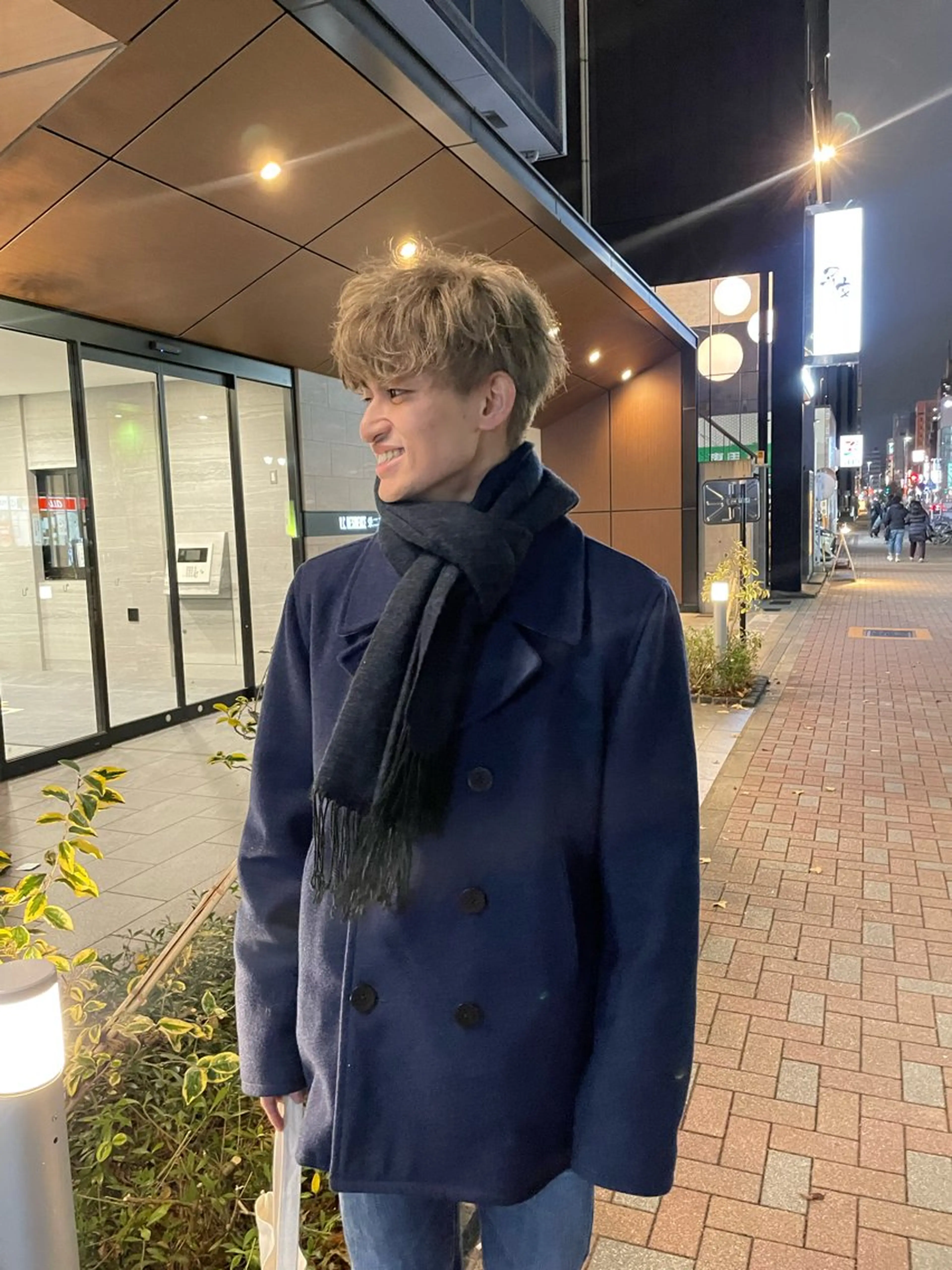 ショート カラー メンズ メンズブリーチ ブリーチ Bei Licoldo.所属・マツオカ マコのヘアスタイル