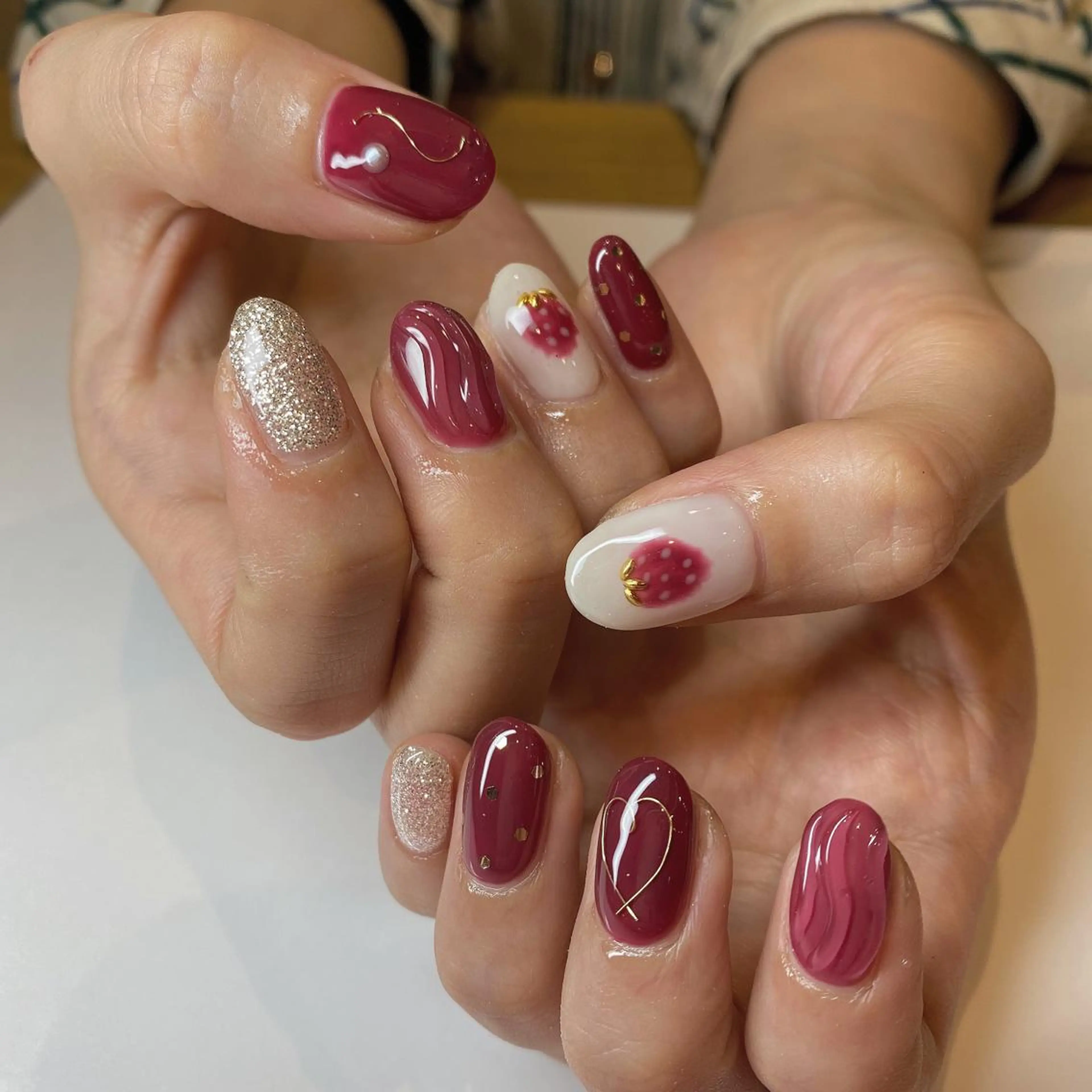 ネイル ハンドネイル 鶴田୨ৎmaison de NALIのネイルデザイン