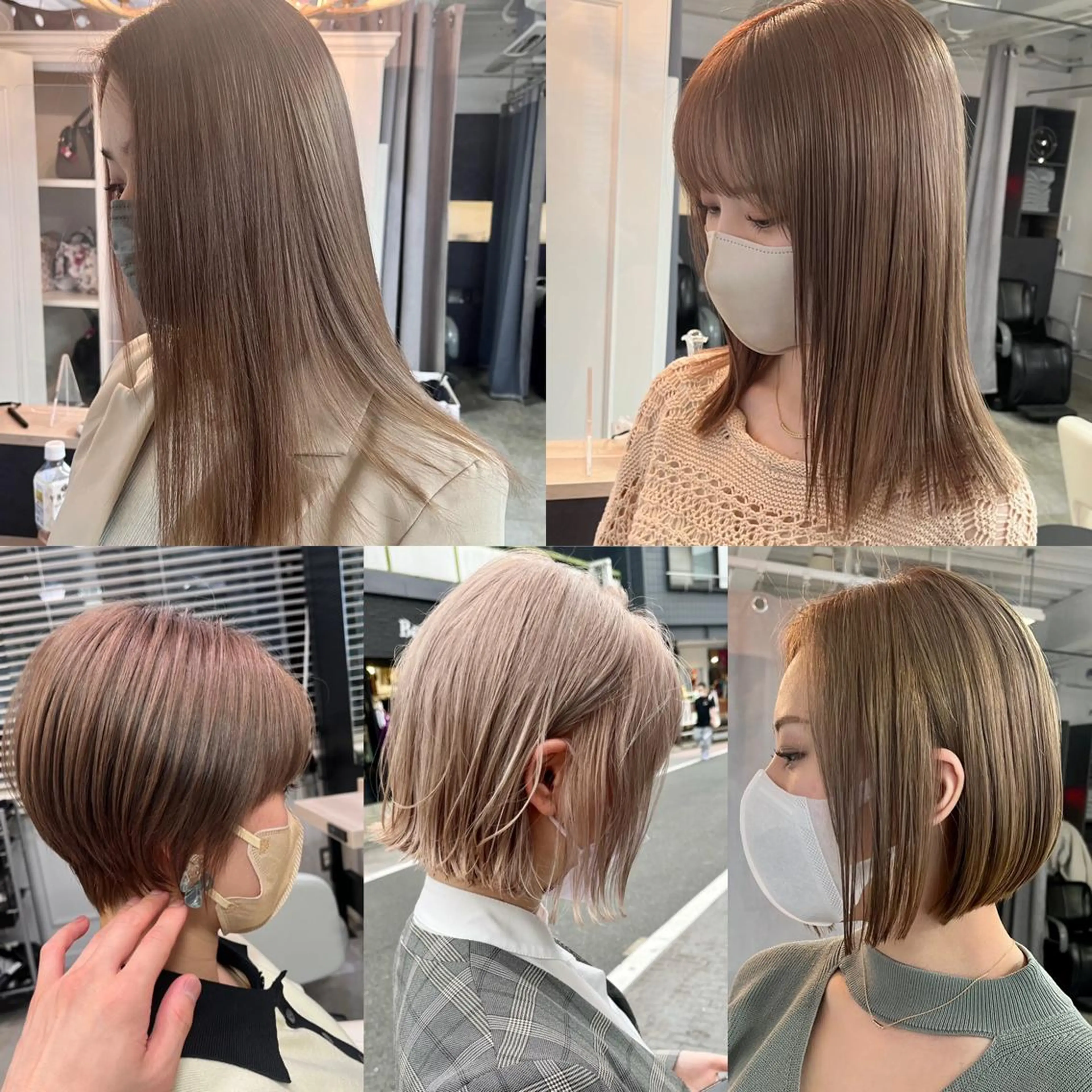 ミディアム カラー ボブ& 髪質改善FUMIYAのヘアスタイル