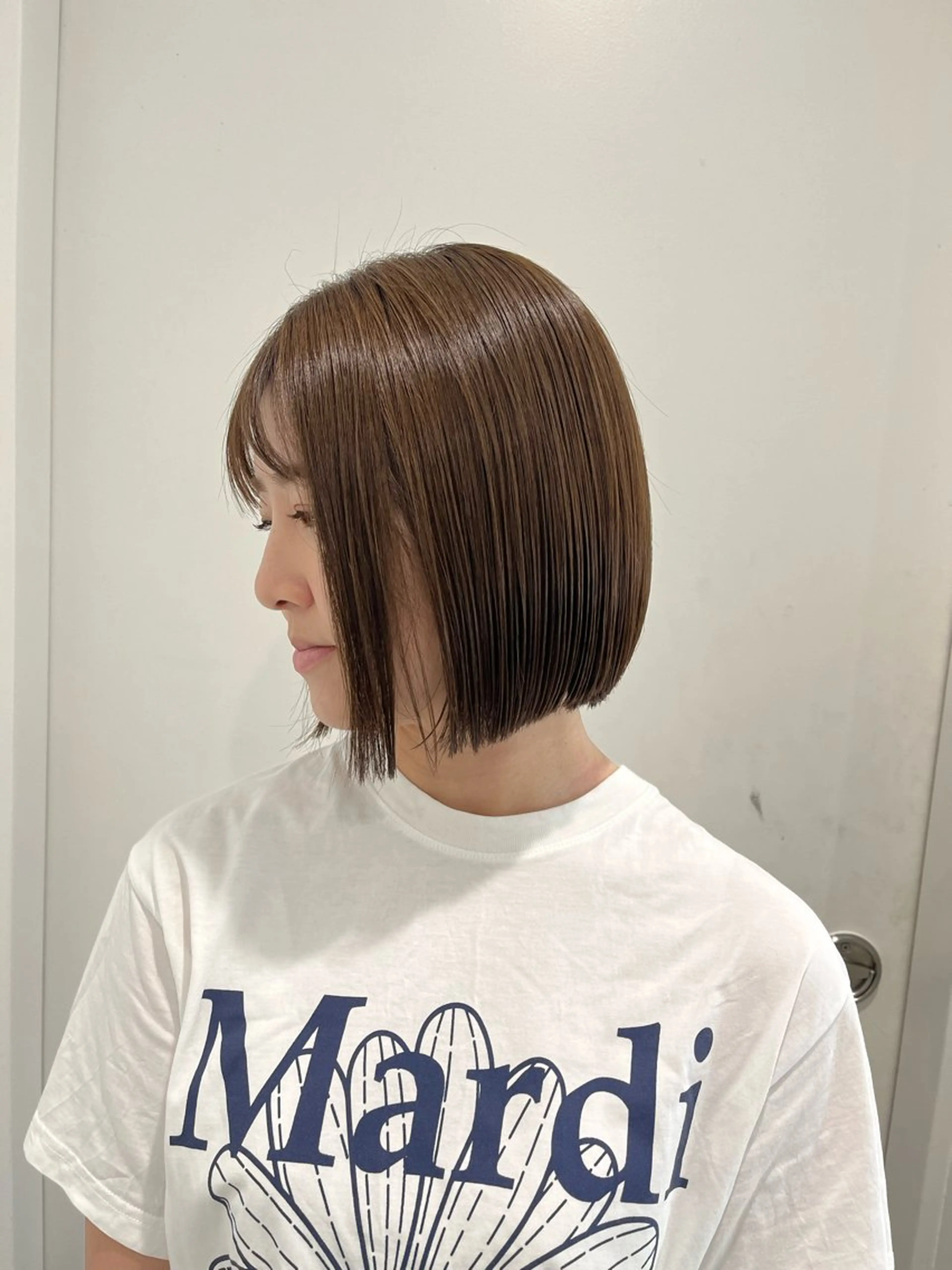ショート ボブ モテヘア/グレージュ /ボブ/前原汐🎐のヘアスタイル