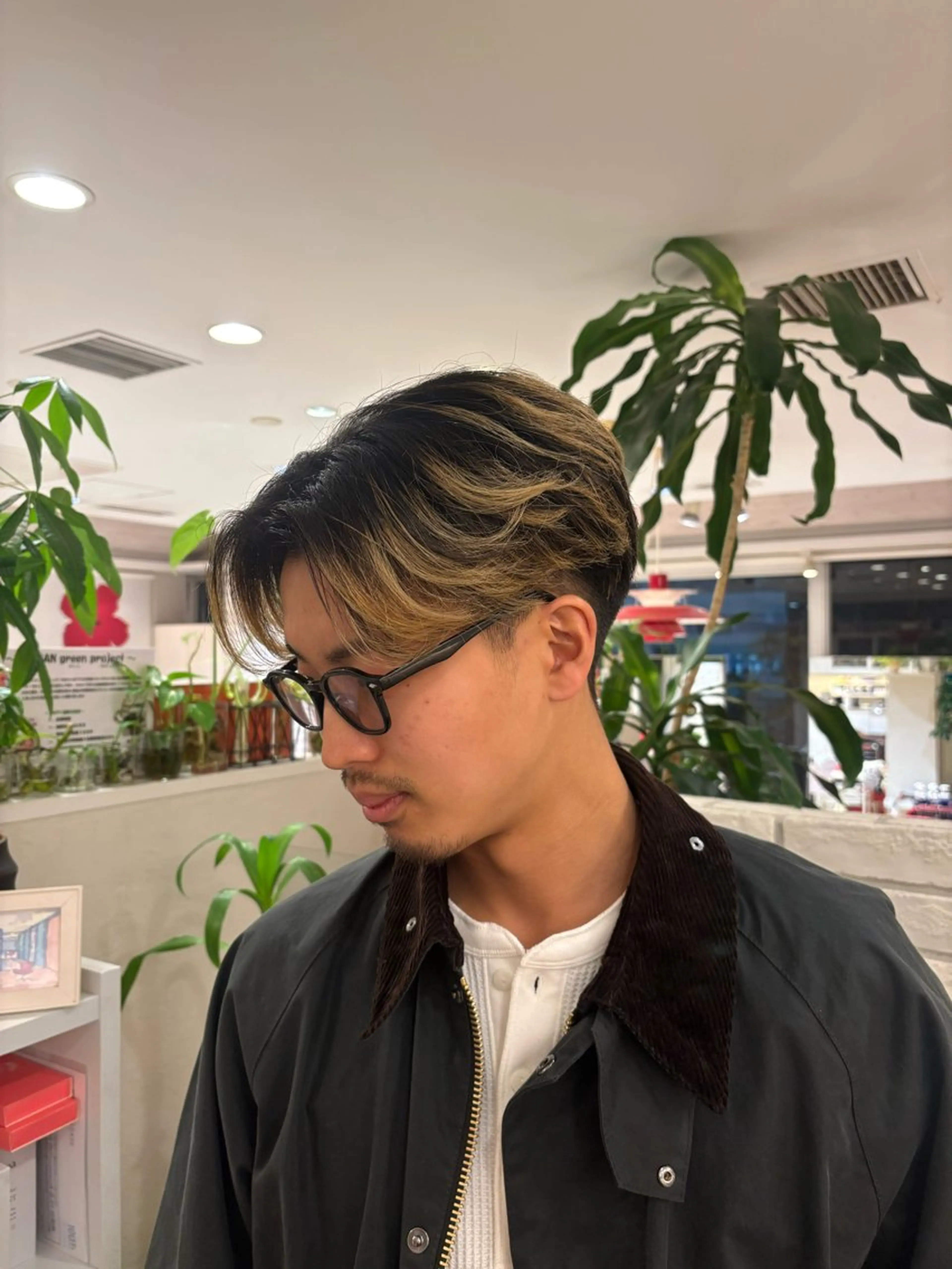 ショート メンズ センターパート hair make shower所属・山﨑悠真 /心斎橋/メンズのヘアスタイル