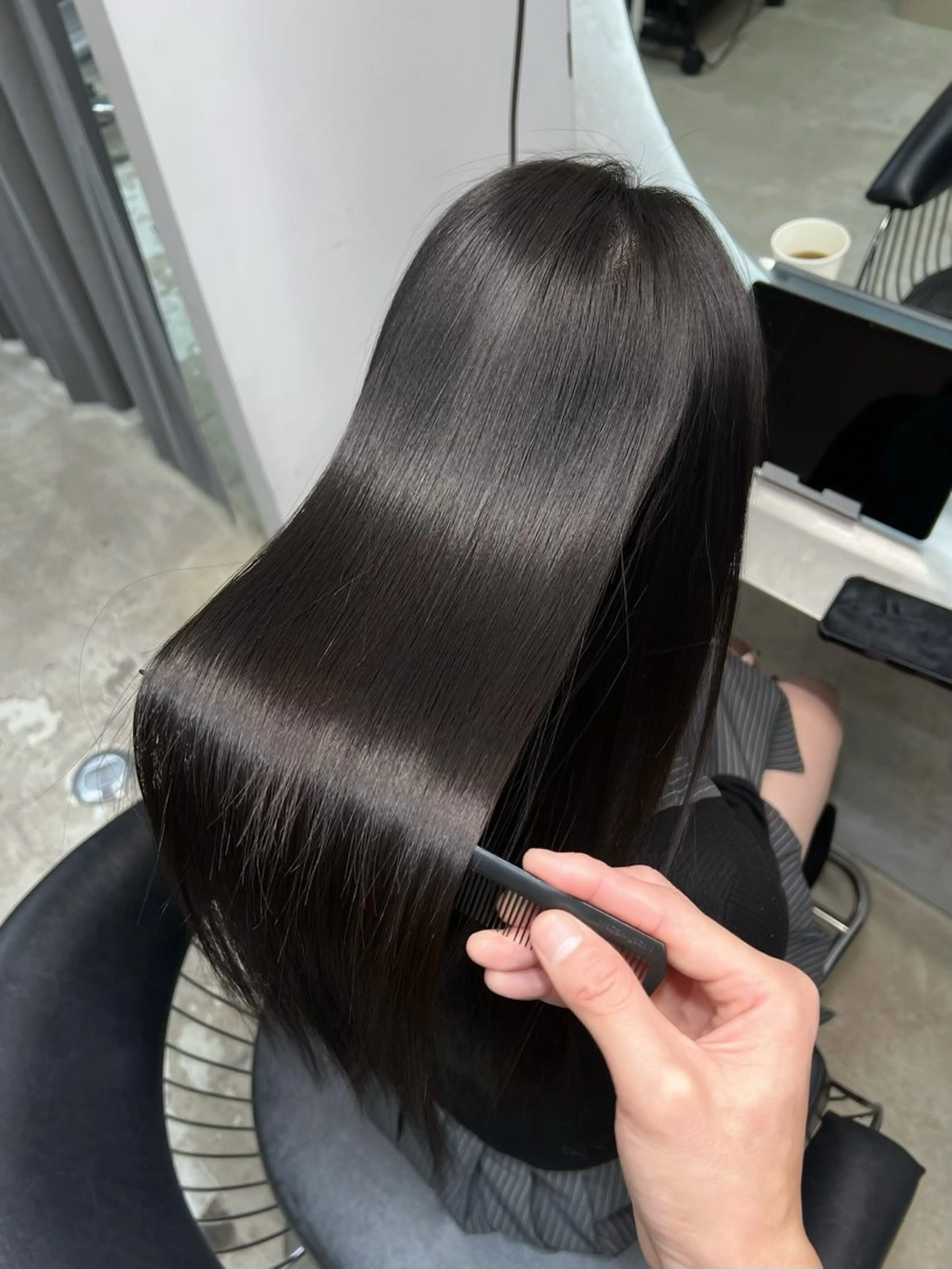 ロング カラー カット ヘアカラー トリートメント etora 渋谷所属・ワンホンヘア🇨🇳 髪質改善/itaruのヘアスタイル