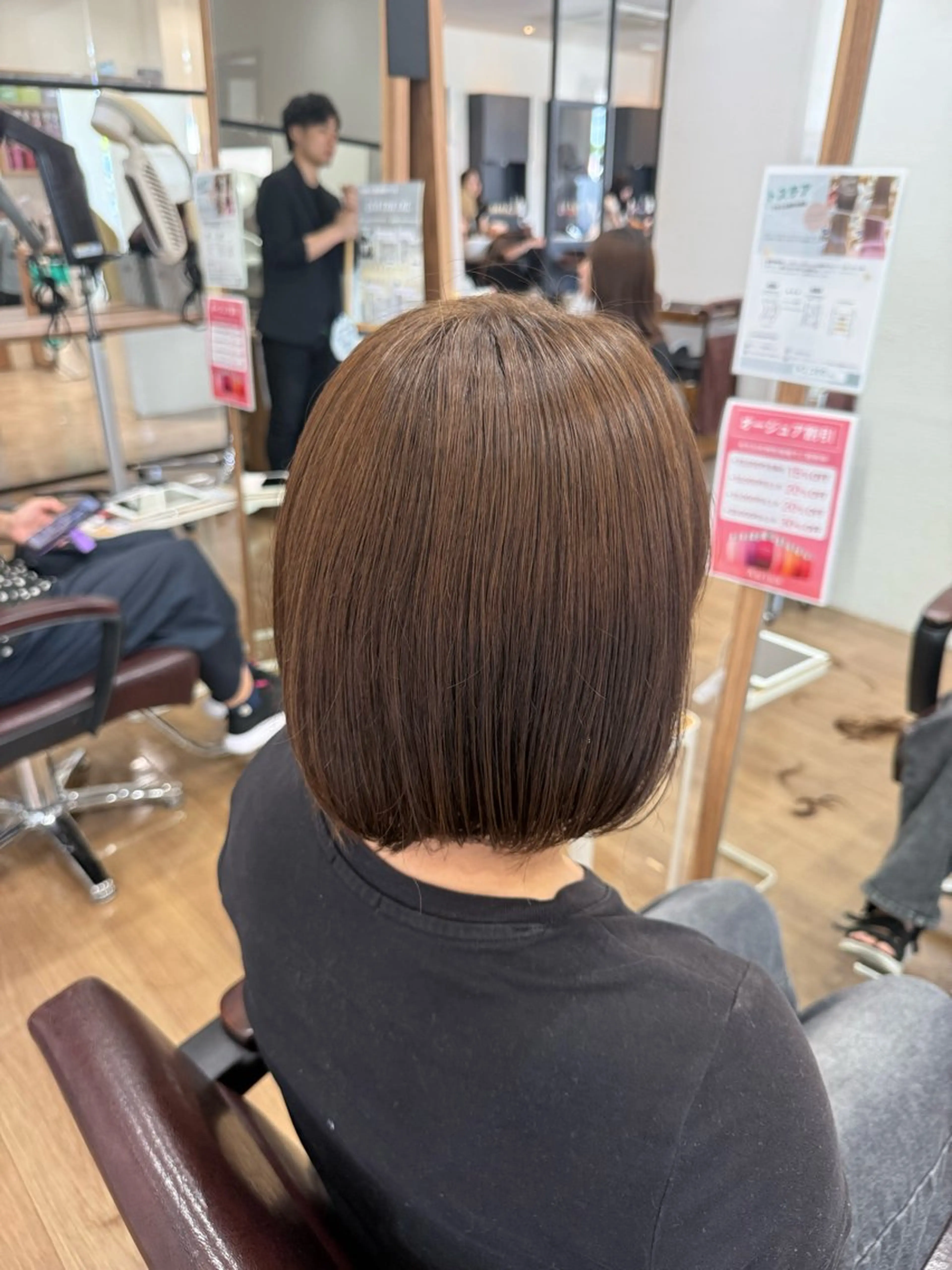 小顔見えボブに✨ボブモデル募集中🎀の写真