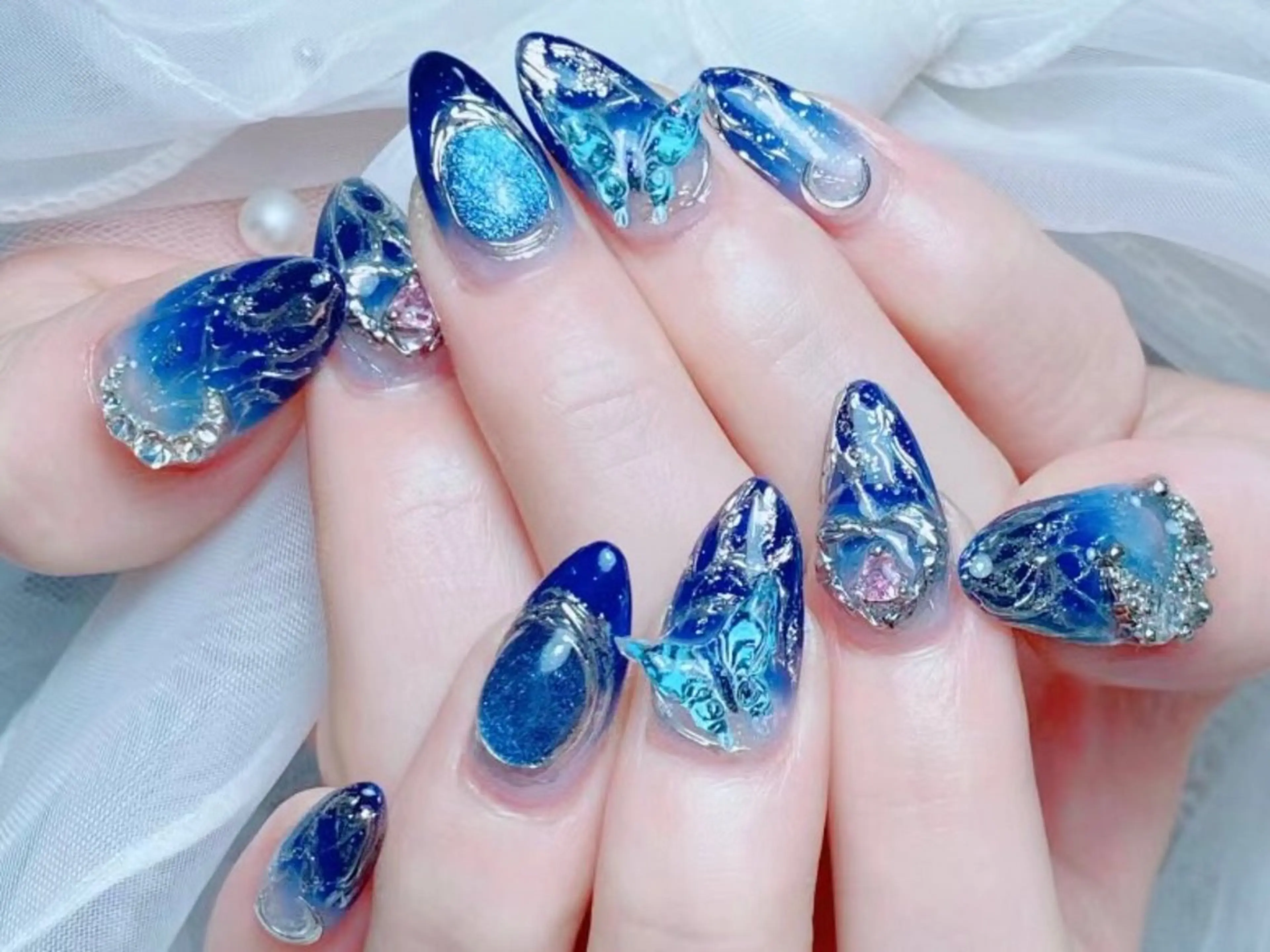 ネイル 持ち込み ニュアンスネイル ハンドネイル Candy nailのネイルデザイン