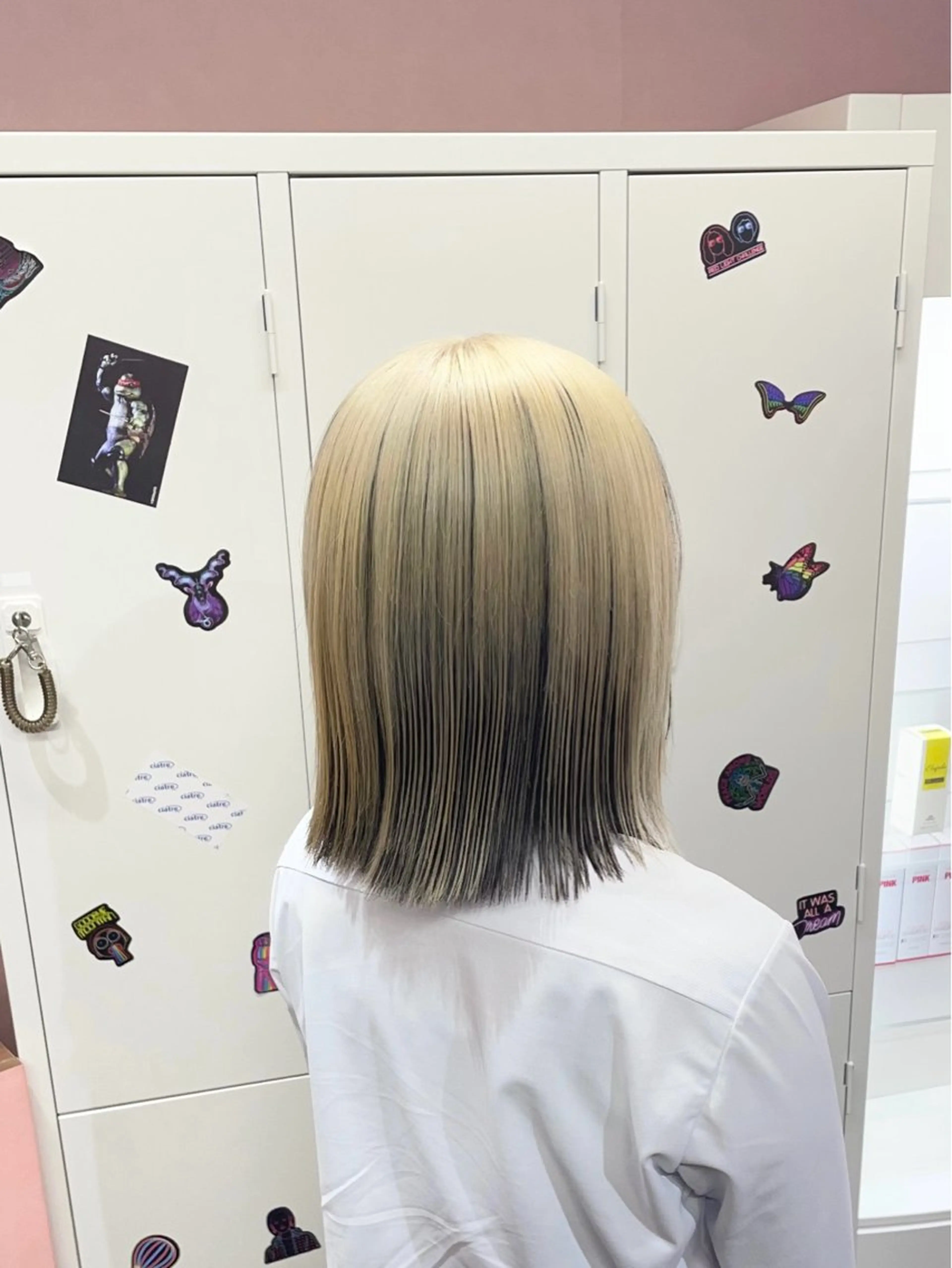 ミディアム カラー ヘアカラー ハイトーン/ブリーチ /hikaruのヘアスタイル