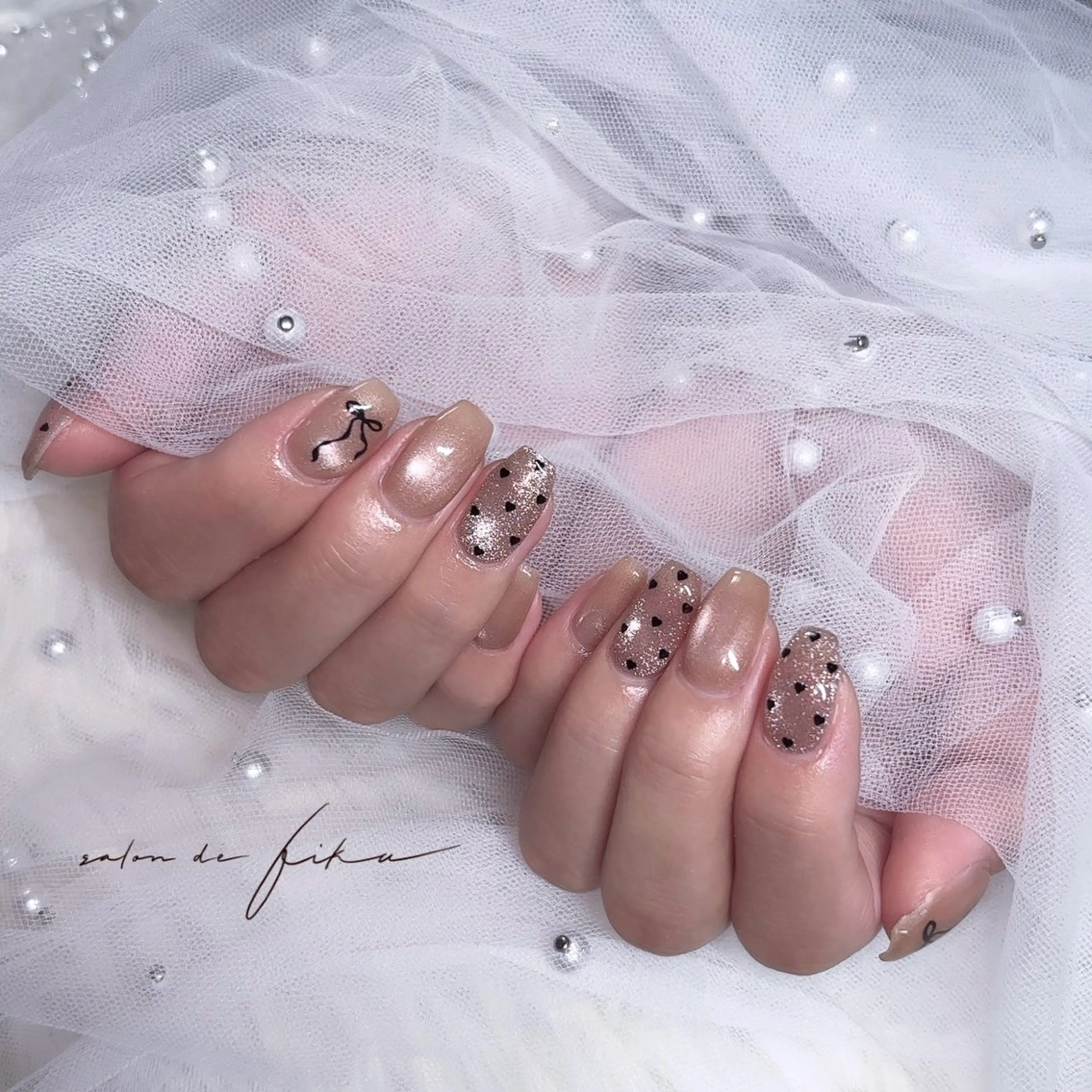 ネイル ブラウン 持ち込み ハンドネイル ayano 【パラジェル取扱店】のエステ・リラクイメージ