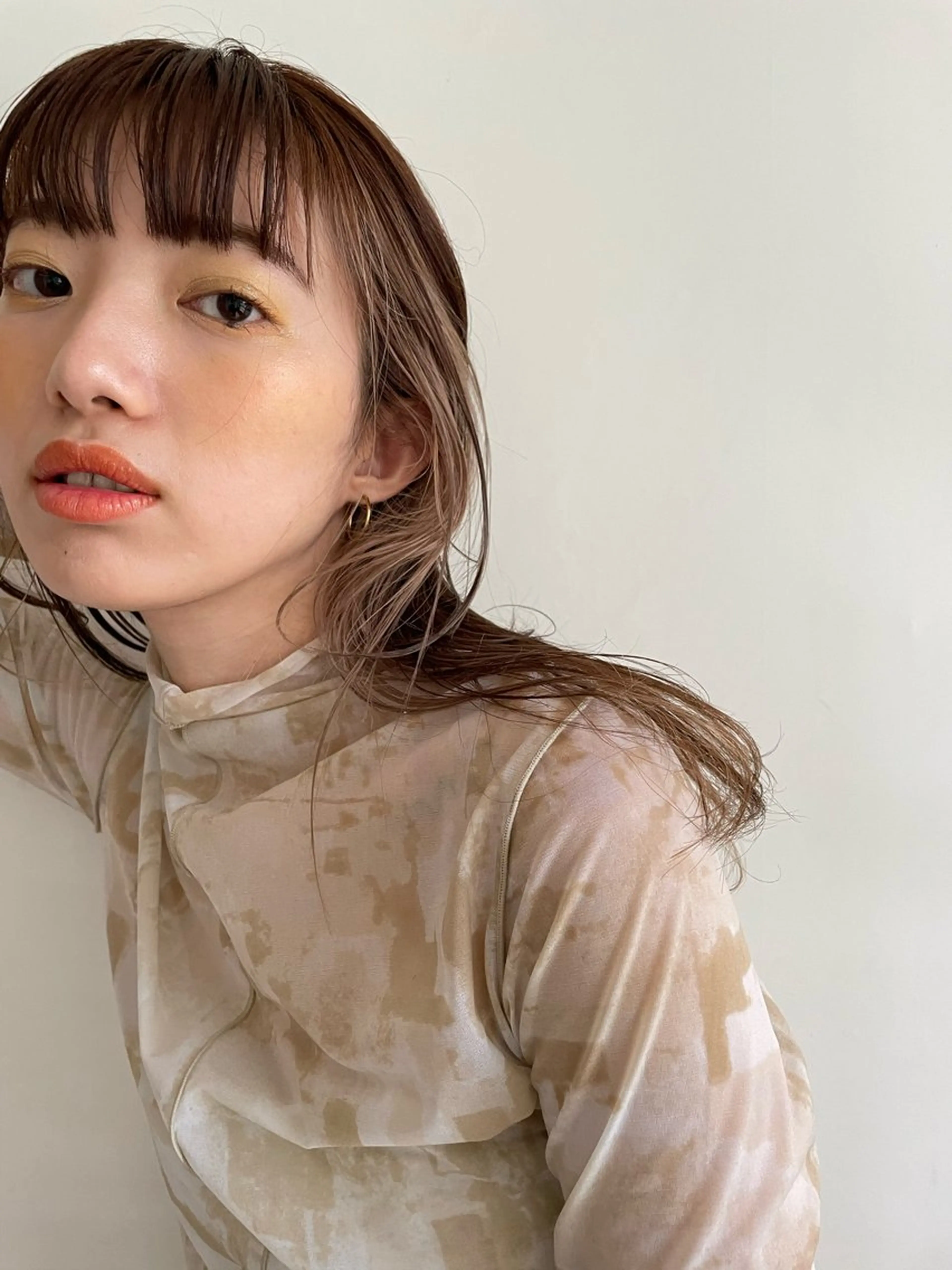 ロング カラー 'ele 🦄堀内佑茉のヘアスタイル