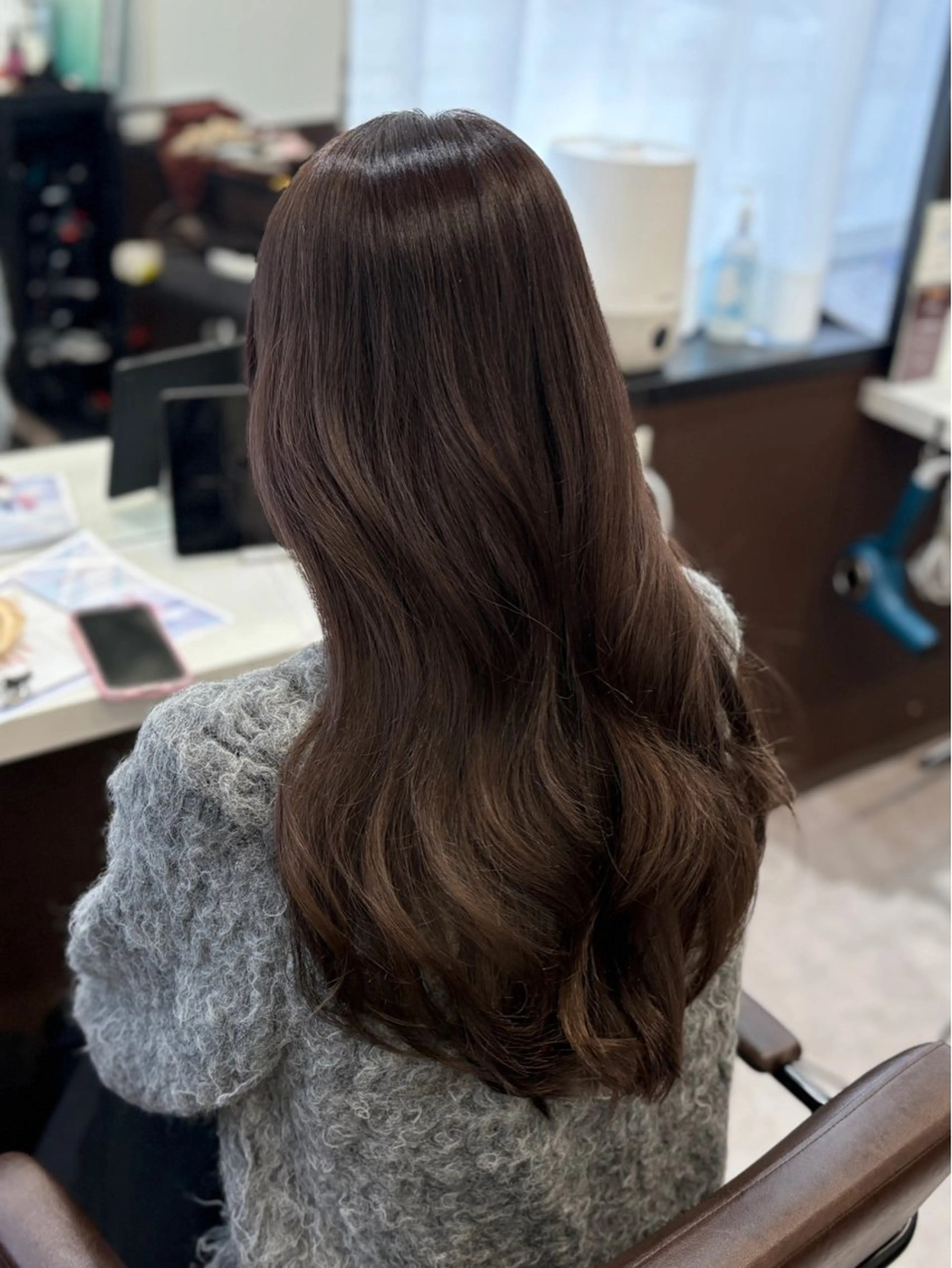 ロング カラー 韓国×髪質改善カラー 💎hinaのヘアスタイル