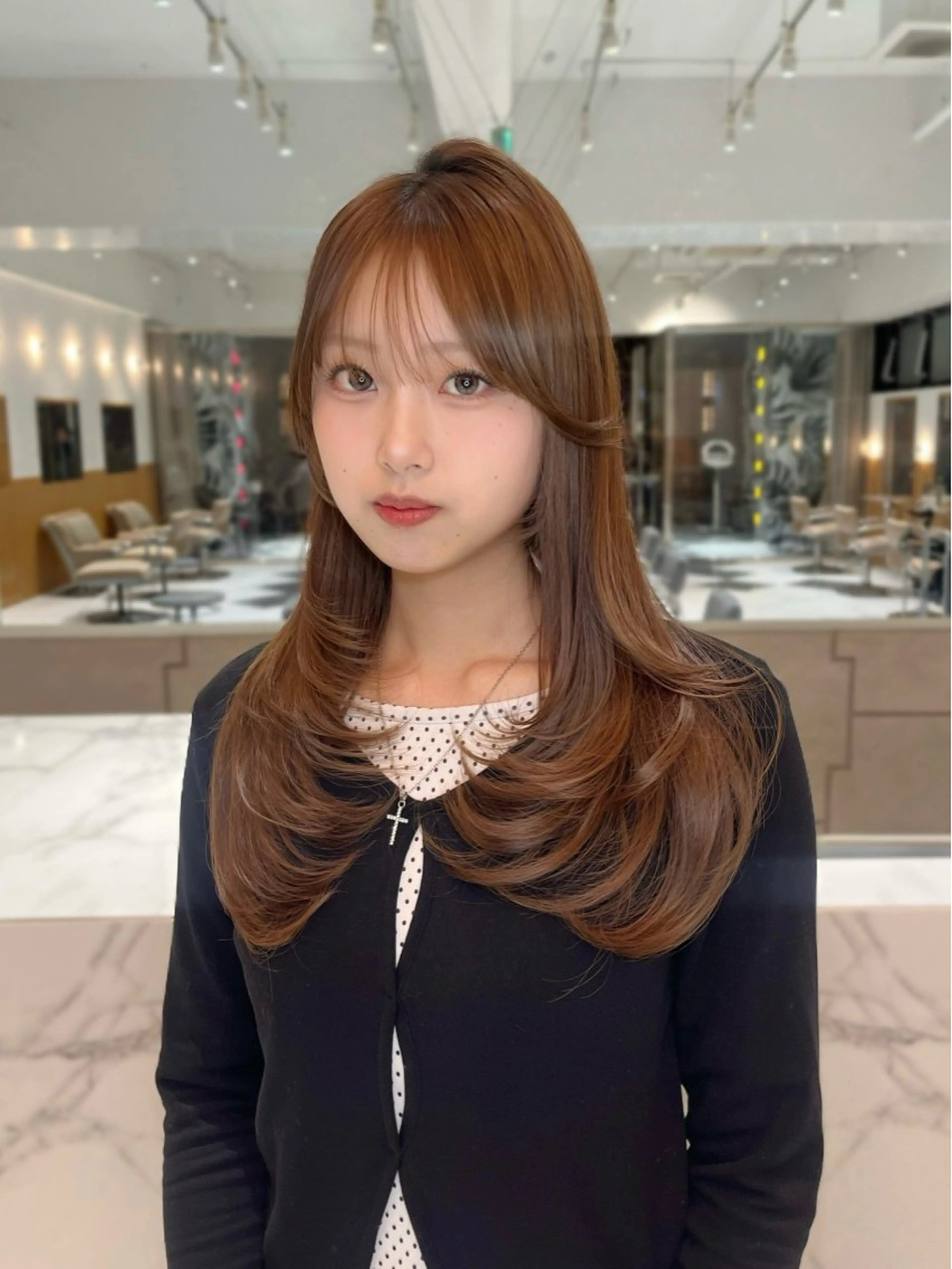 ロング カット haruna .のヘアスタイル