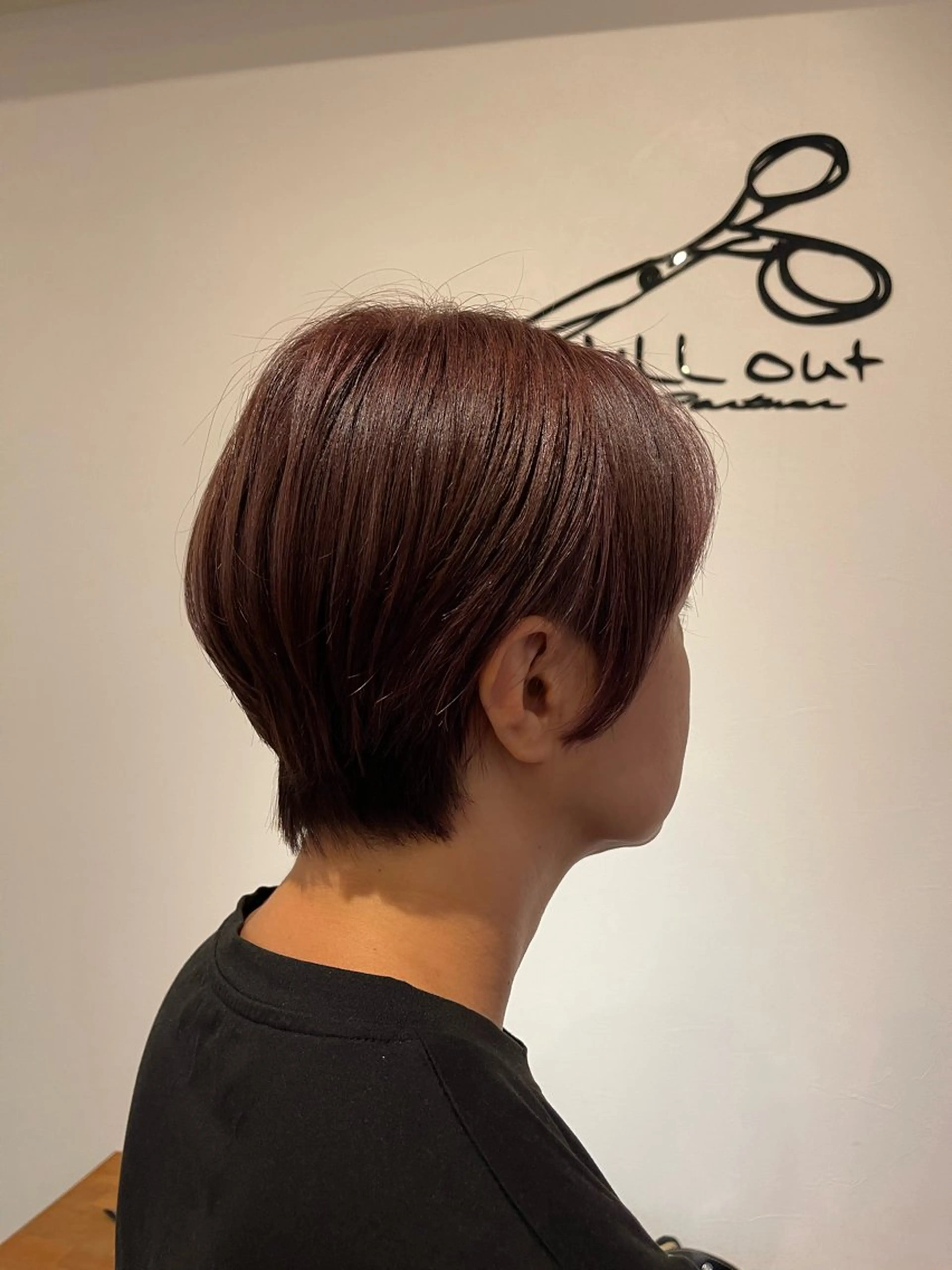 ショート ショートボブ ボブ ショートヘア chill out 甲斐千尋のヘアスタイル