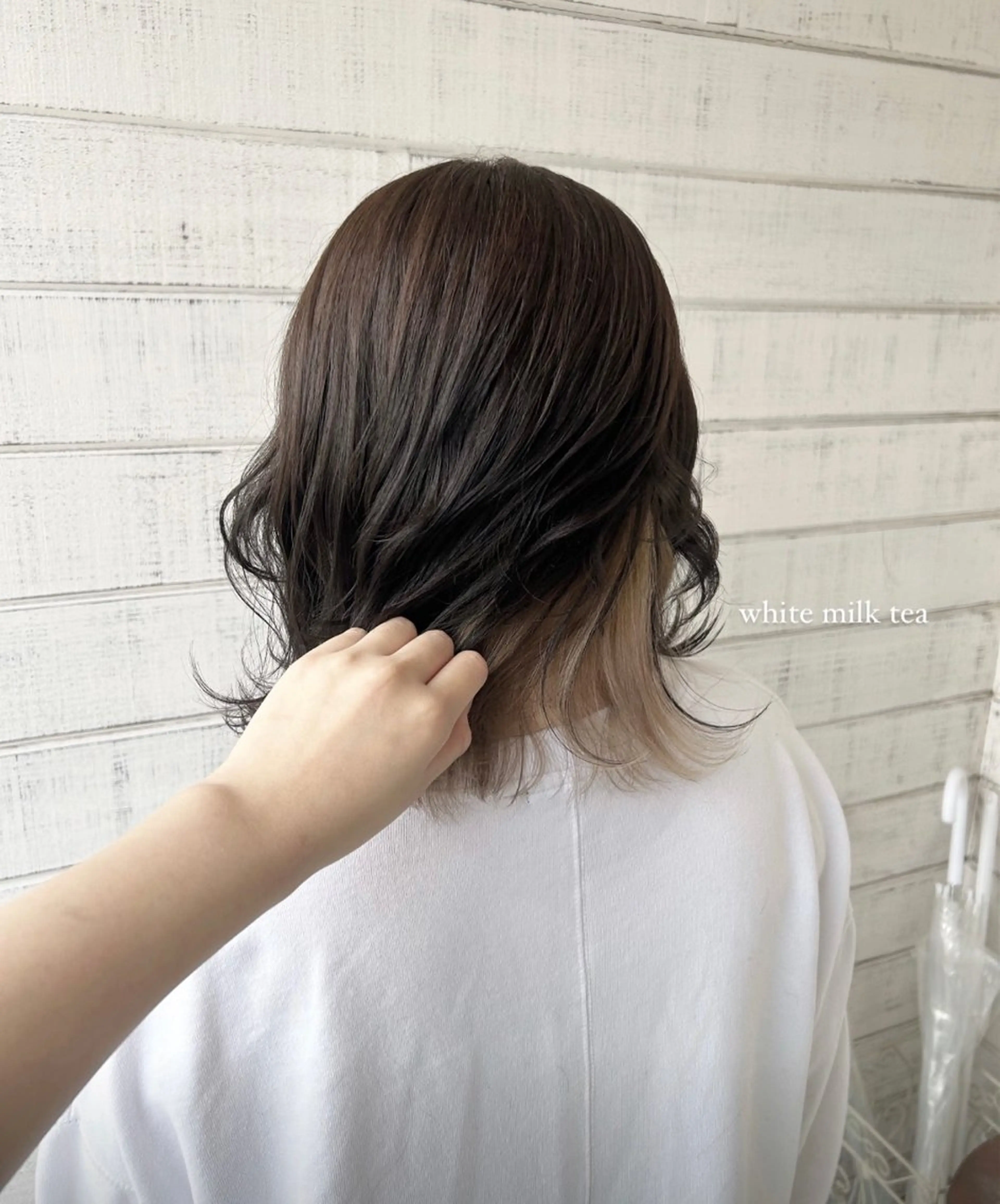 ミディアム 𝐍𝐀𝐍𝐀 Rimのヘアスタイル