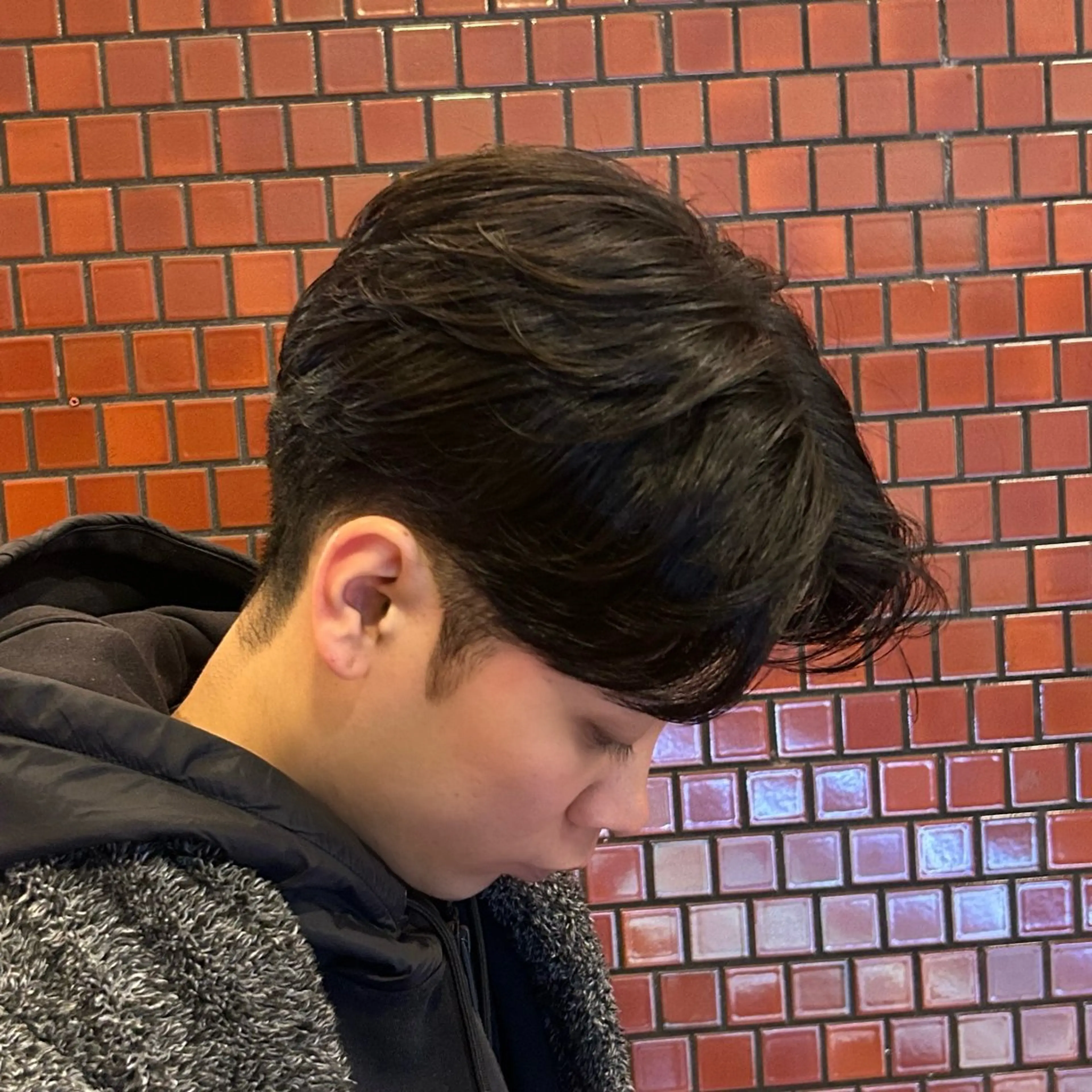 カット＋曲がる縮毛矯正の写真