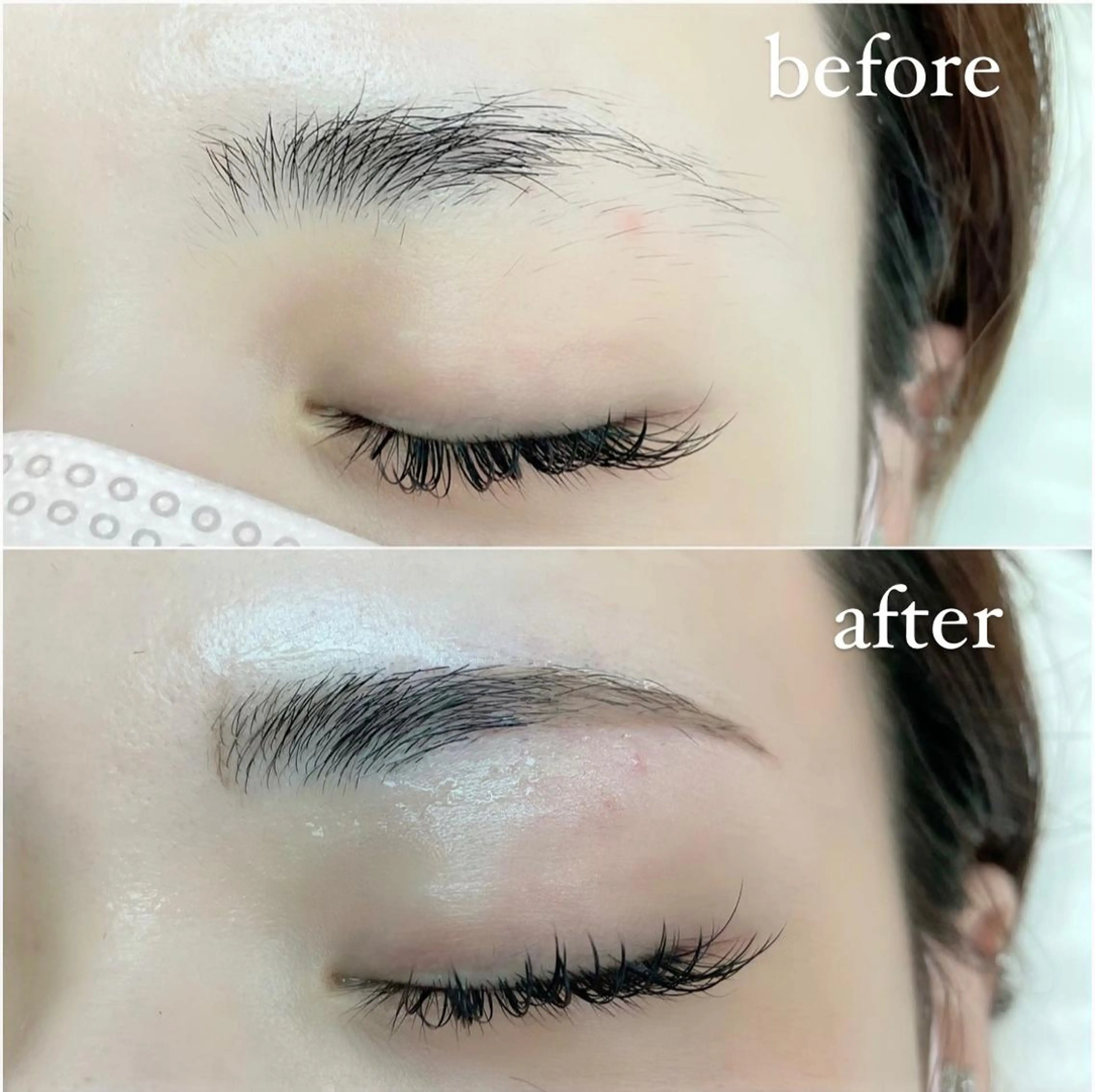 アイブロウ ハリウッドブロウリフト chuna eyelashのマツエク・マツパデザイン