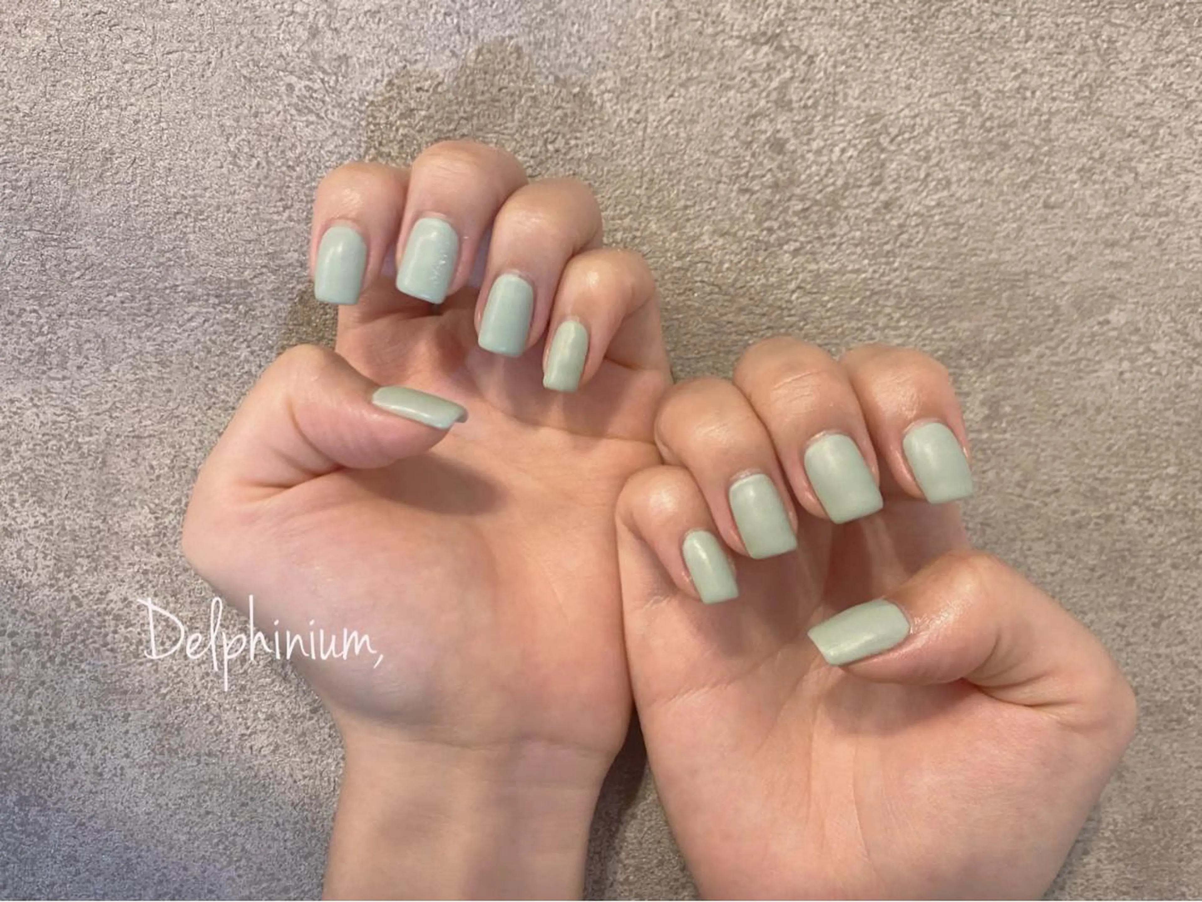 ネイル マットネイル ワンカラーネイル ハンドネイル 岡本 友恵のネイルデザイン