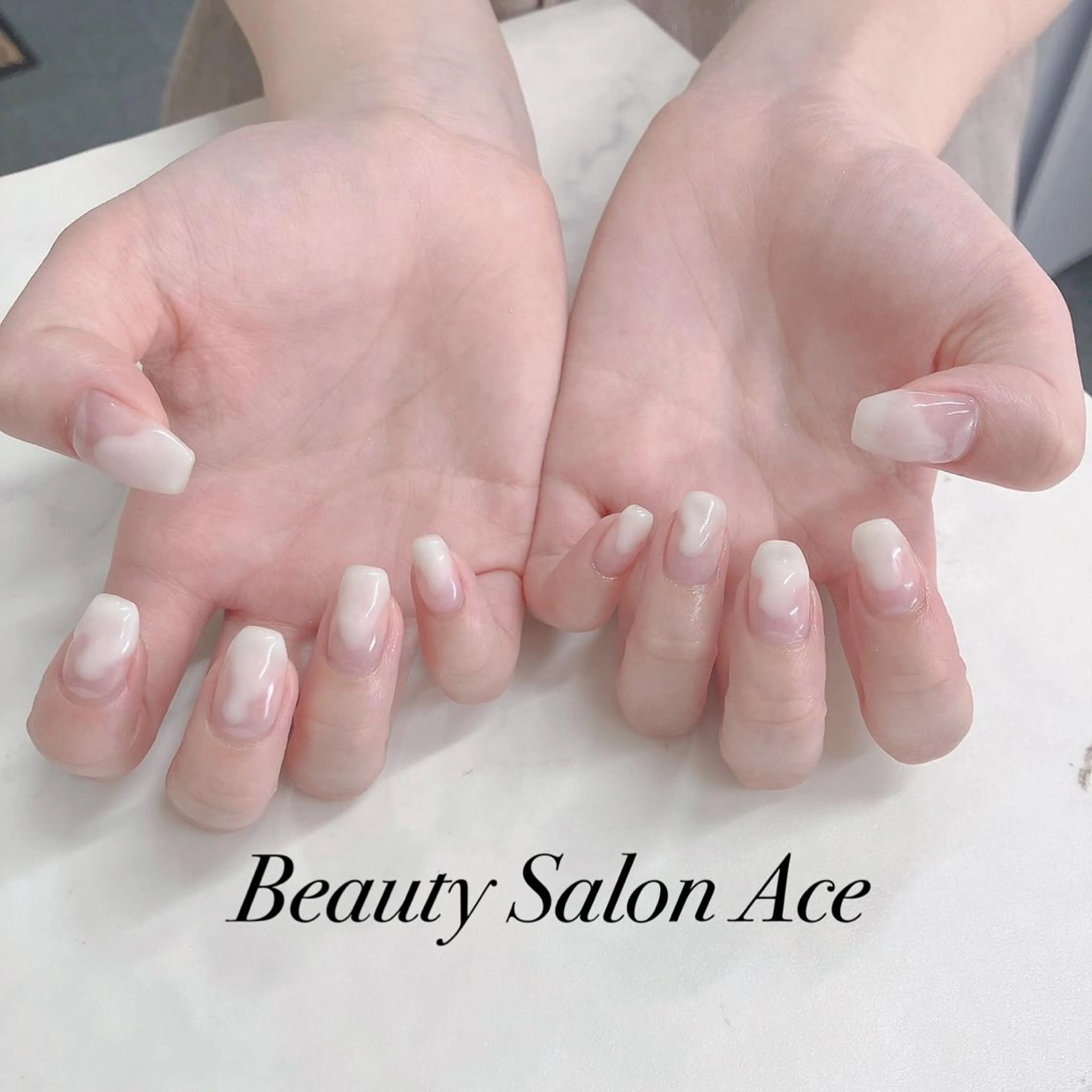 ネイル メンズネイル 春ネイル ハンドネイル ハンドケア Beauty Salon Ace（ネイルサロン　エース）所属・池袋フィルイン Ace♡長さだしのネイルデザイン