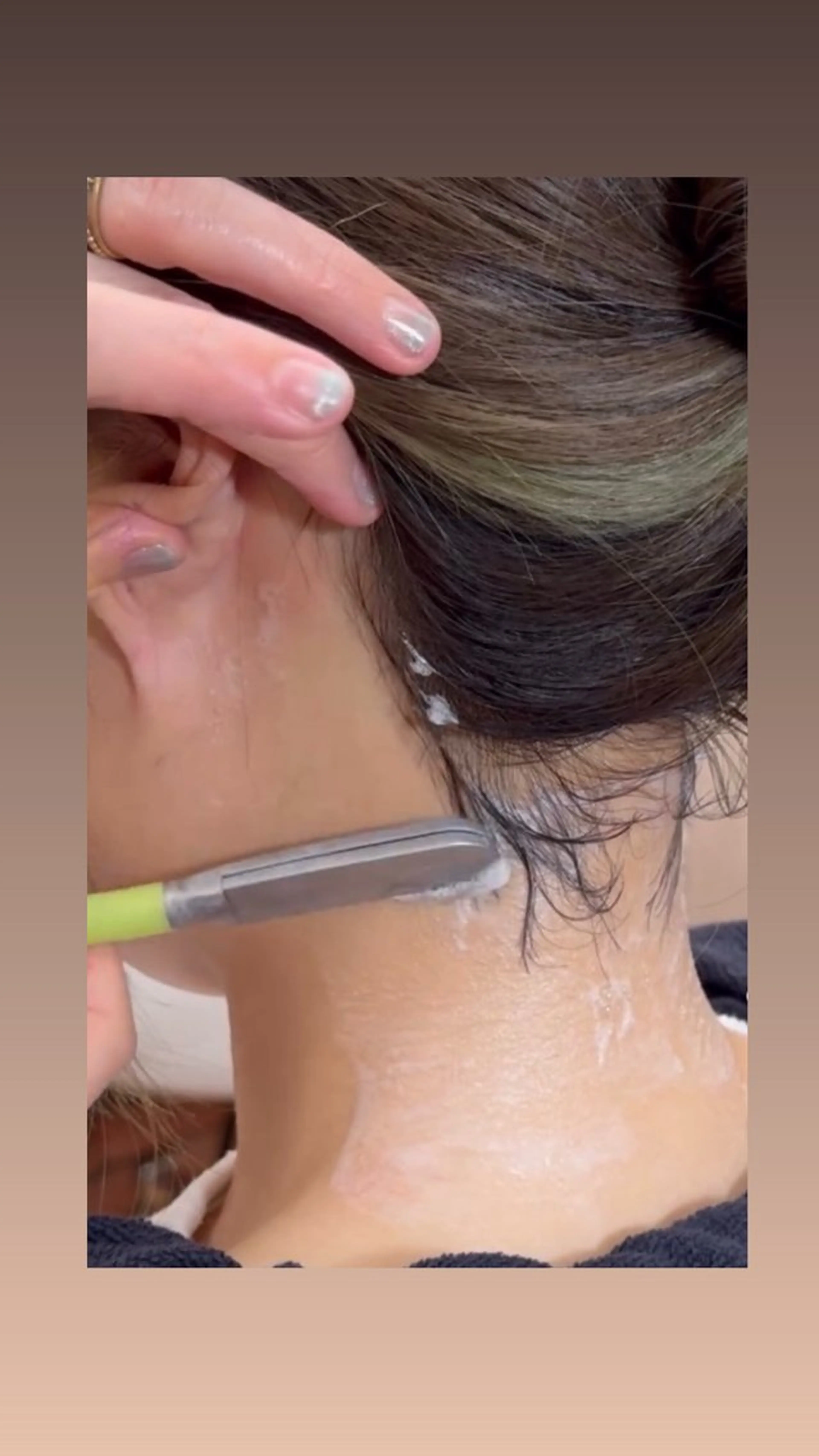 学生限定！卒業式限定メニュー✨レディースシェービング、襟剃り付きの写真