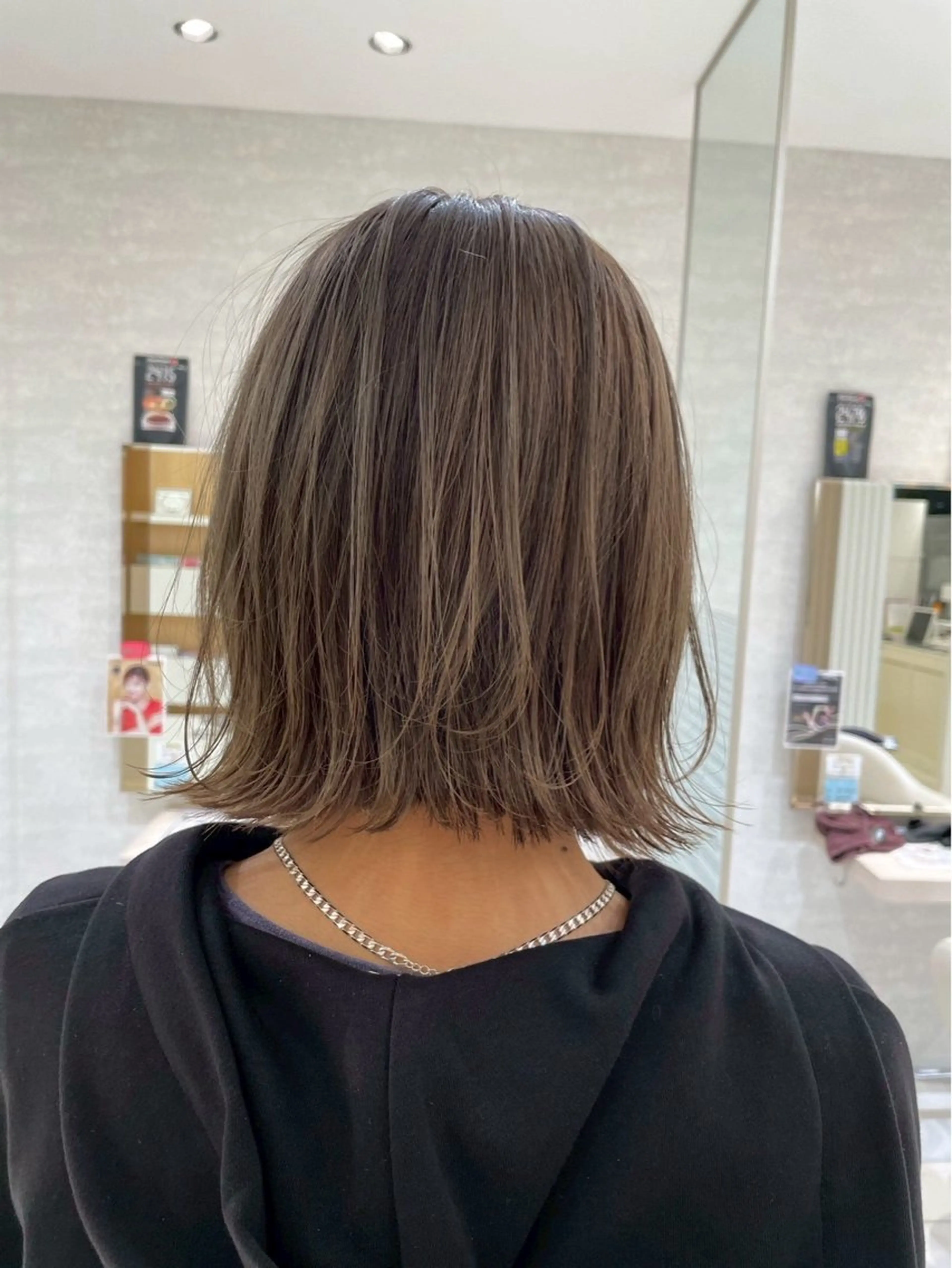 ミディアム カラー ヘアカラー トリートメント ヘッドスパ 透明感/艶感カラー✨ 西澤駿のヘアスタイル