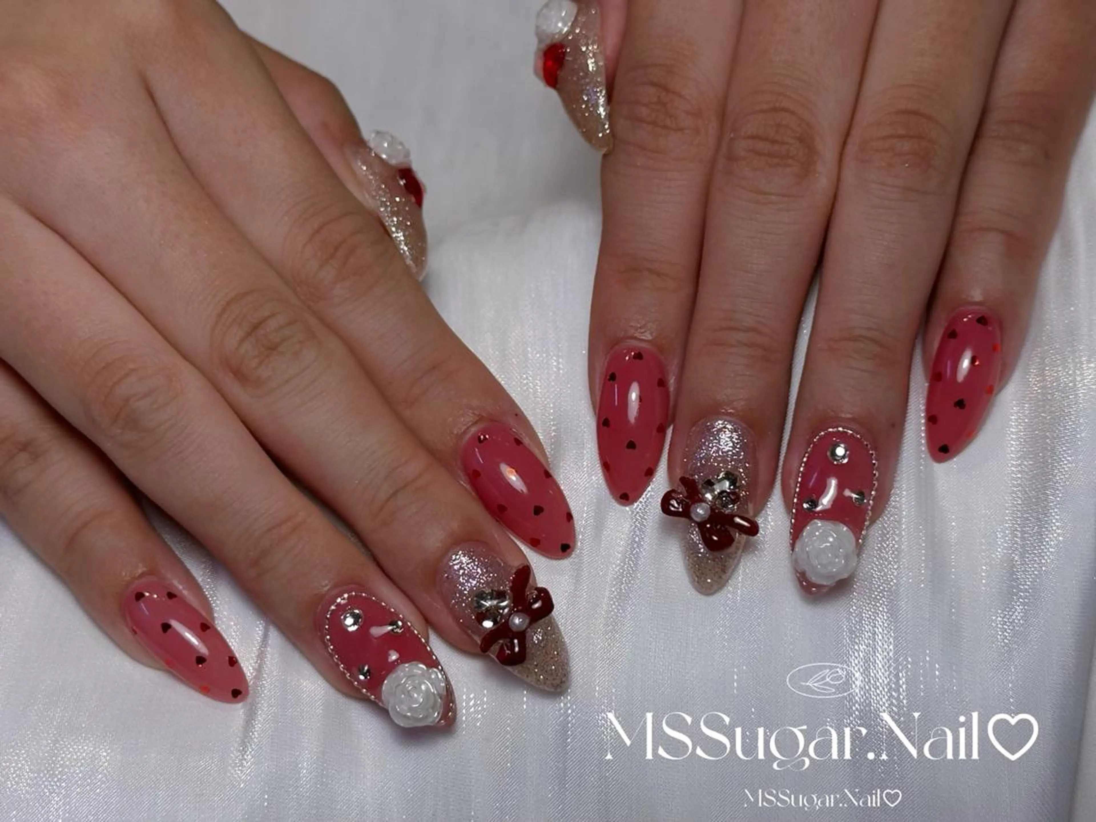 ネイル ハロウィン ロングネイル マグネットネイル スカルプネイル ネイルチップ ハンドネイル Mss ALICEのネイルデザイン