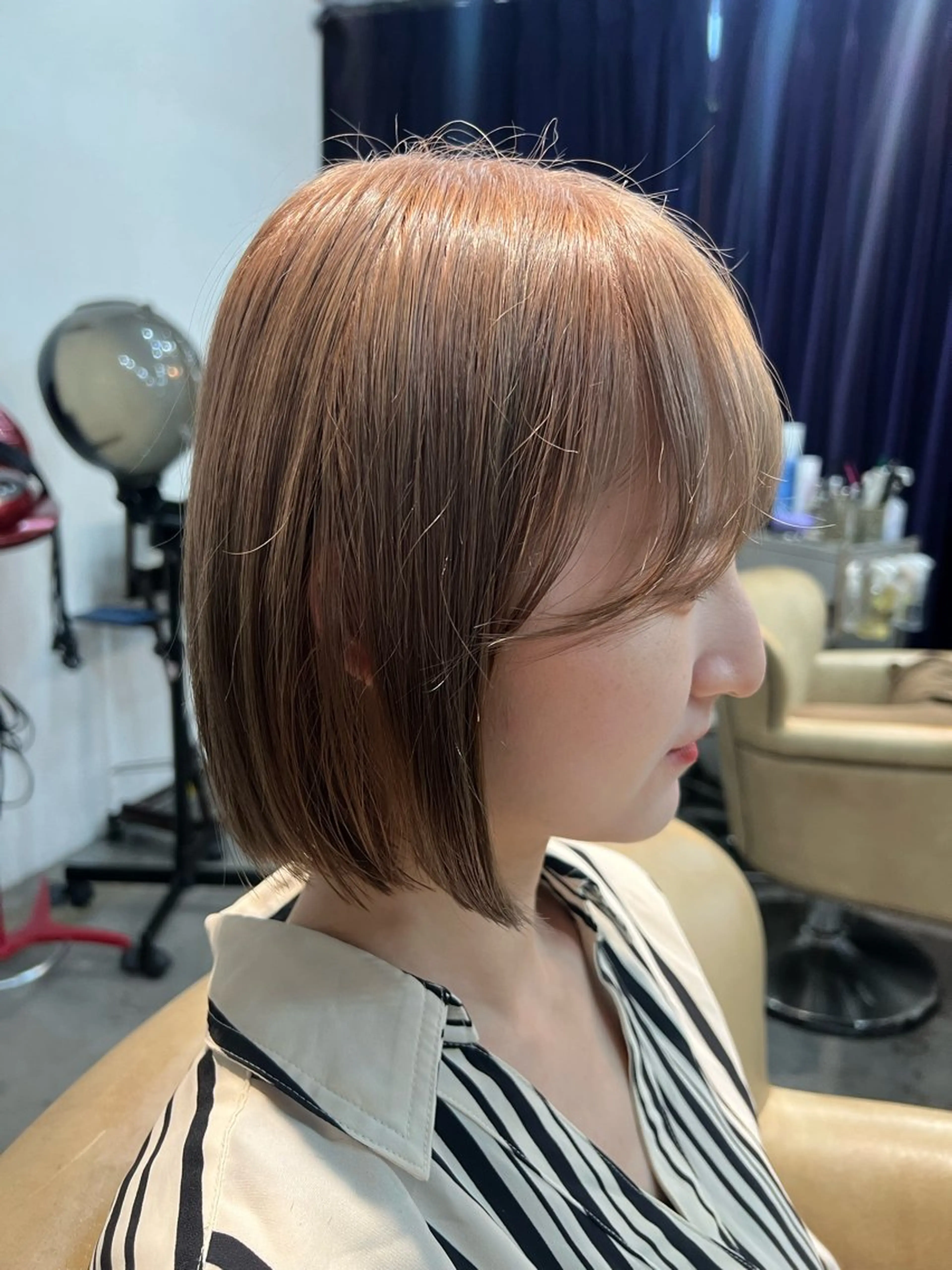 ショート 紙屋町ショート /ボブ　パーマ河内蓮のヘアスタイル