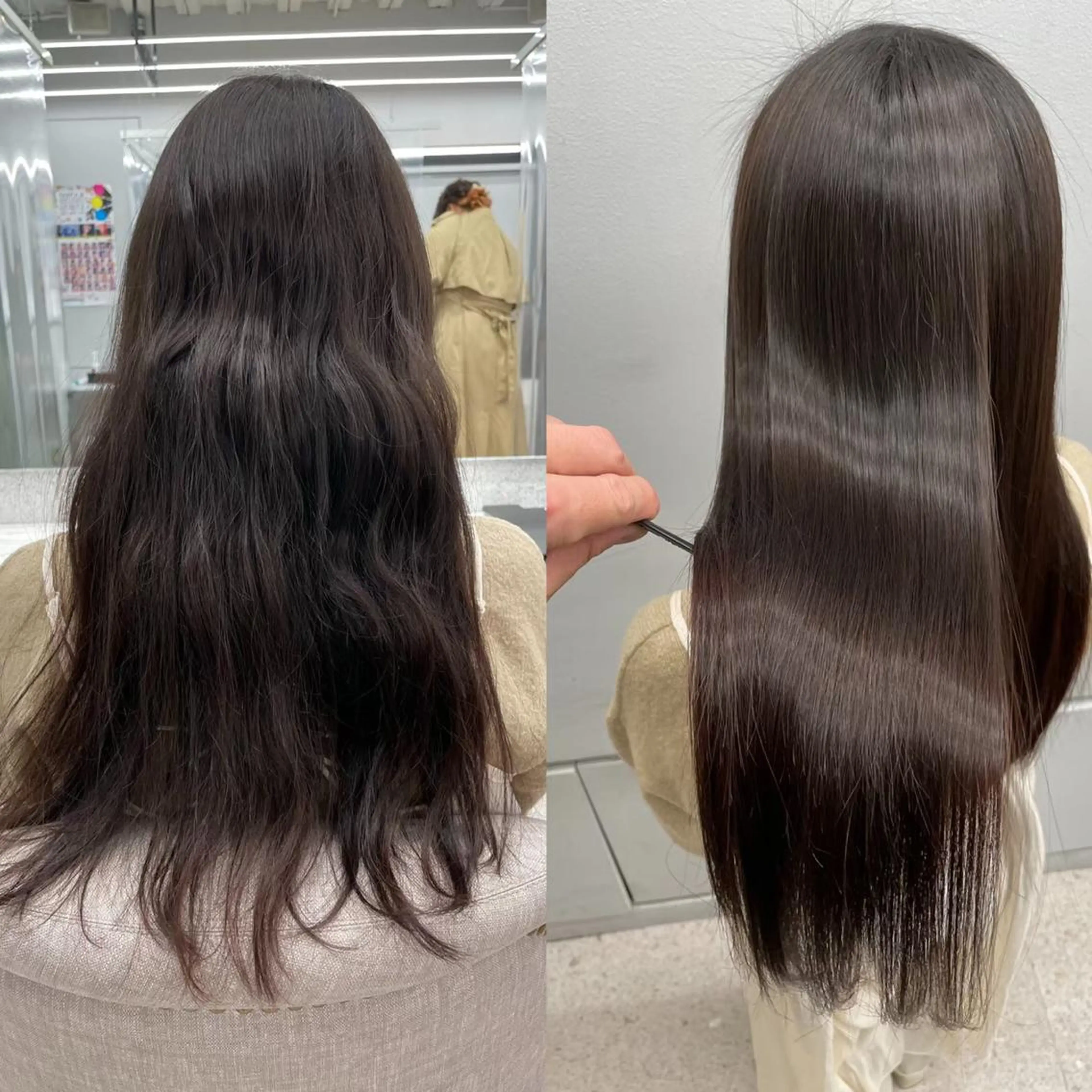 ロング 韓国ネイル🤍 イワサキ　リコ🍒のネイルデザイン