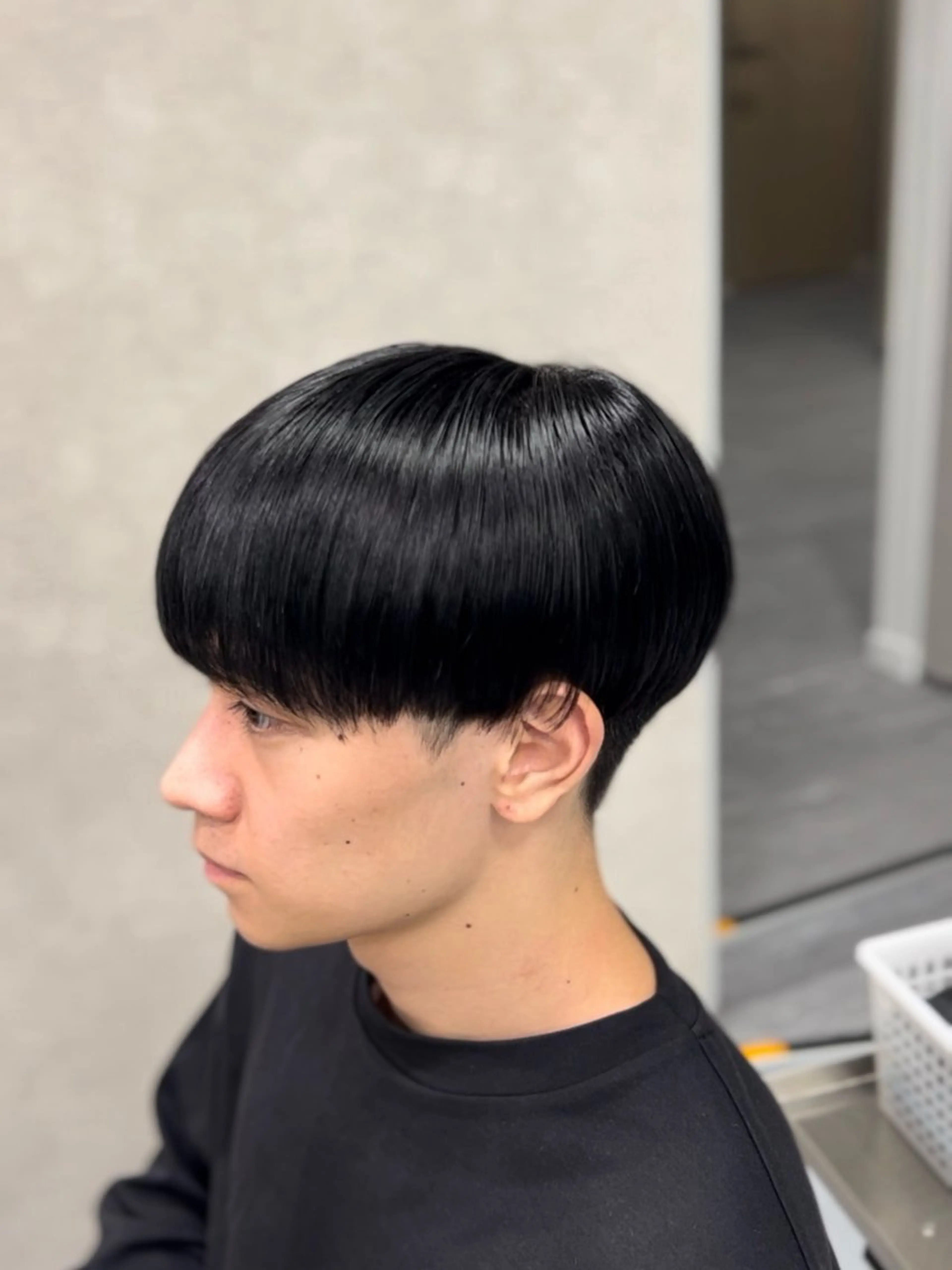 セミロング カラー メンズ メンズブリーチ メンズ就活ヘア 学生（メンズ向け） 黒髪 ブリーチ ヘアカラー 🔮メンズ縮毛矯正 毛流れパーマ💎竹永のヘアスタイル