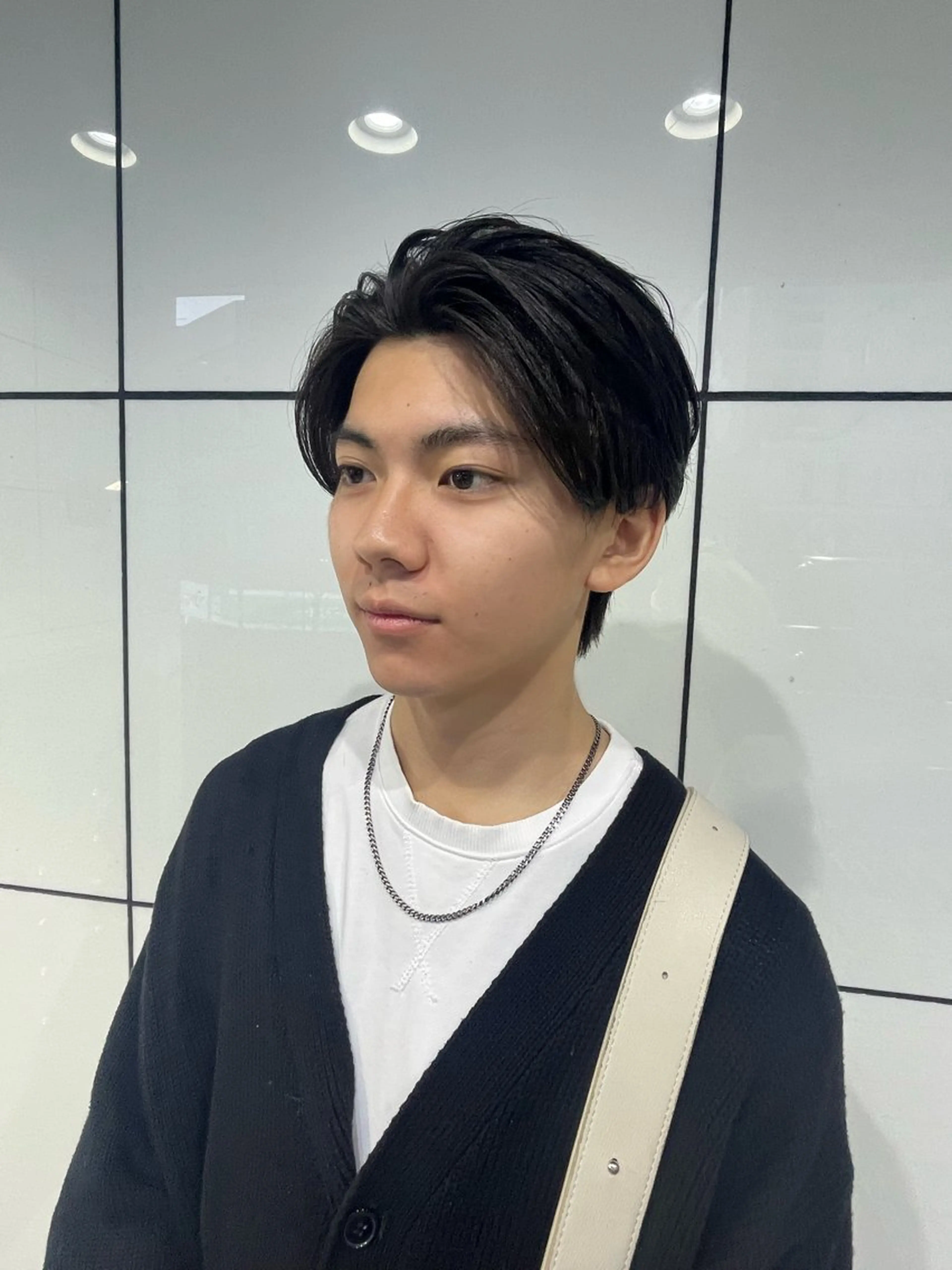 ショート メンズ ‪るか/‪透明感 カラー/アレンジのヘアスタイル