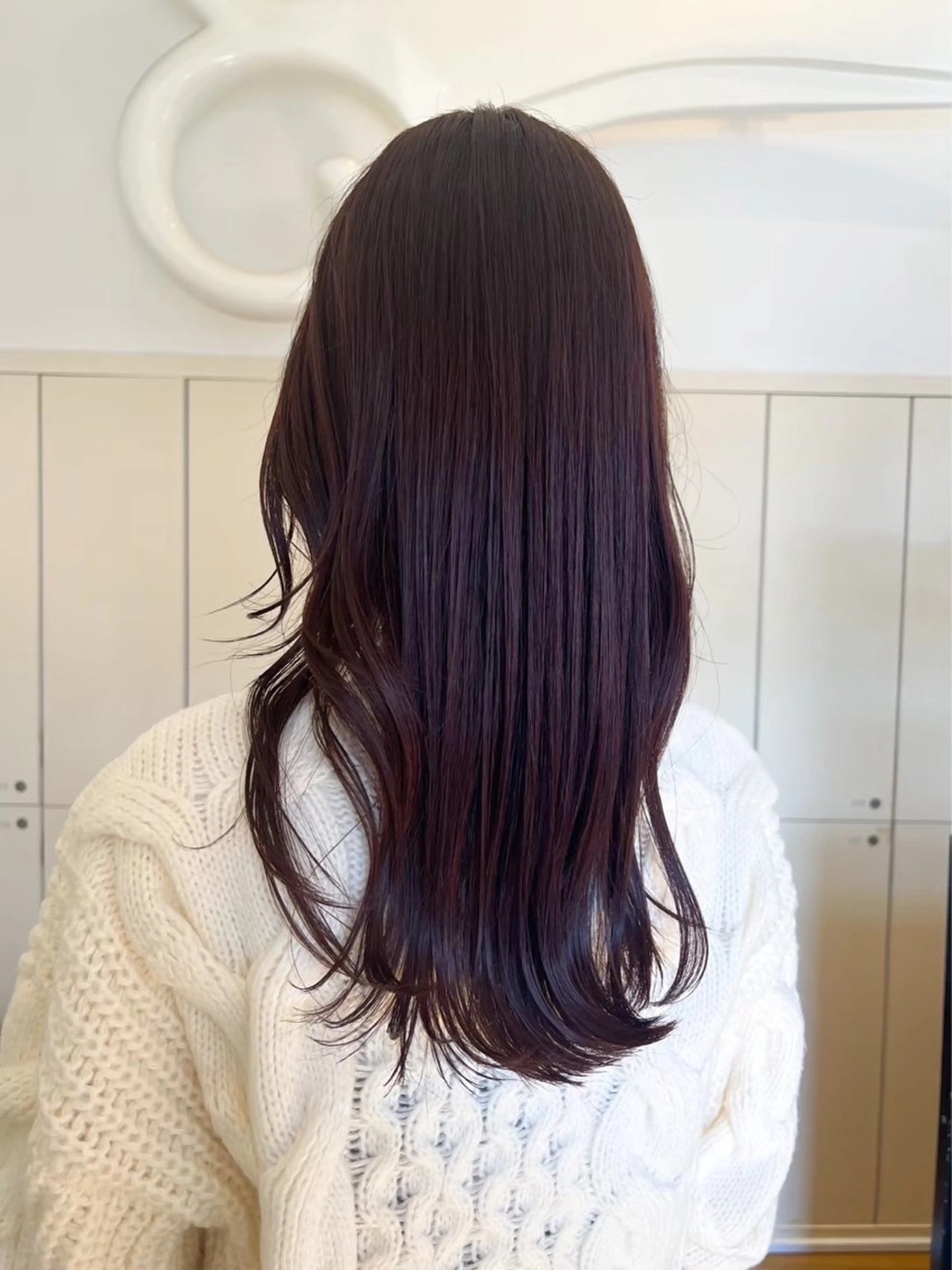 ロング カラー 中村 彩奈のヘアスタイル