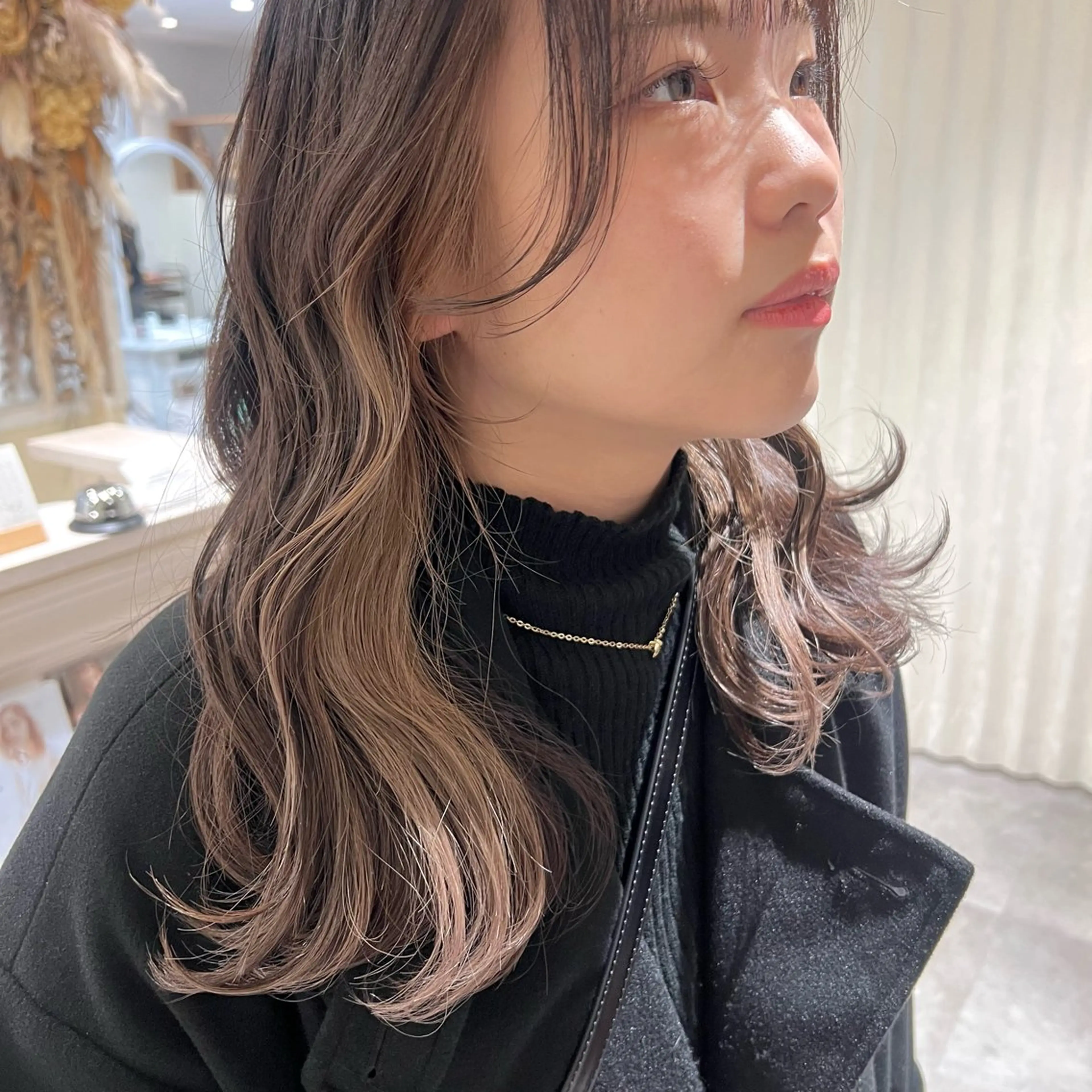ミディアム カット ヘアカラー 【髪質改善】 【美髪矯正】🌻店長のヘアスタイル