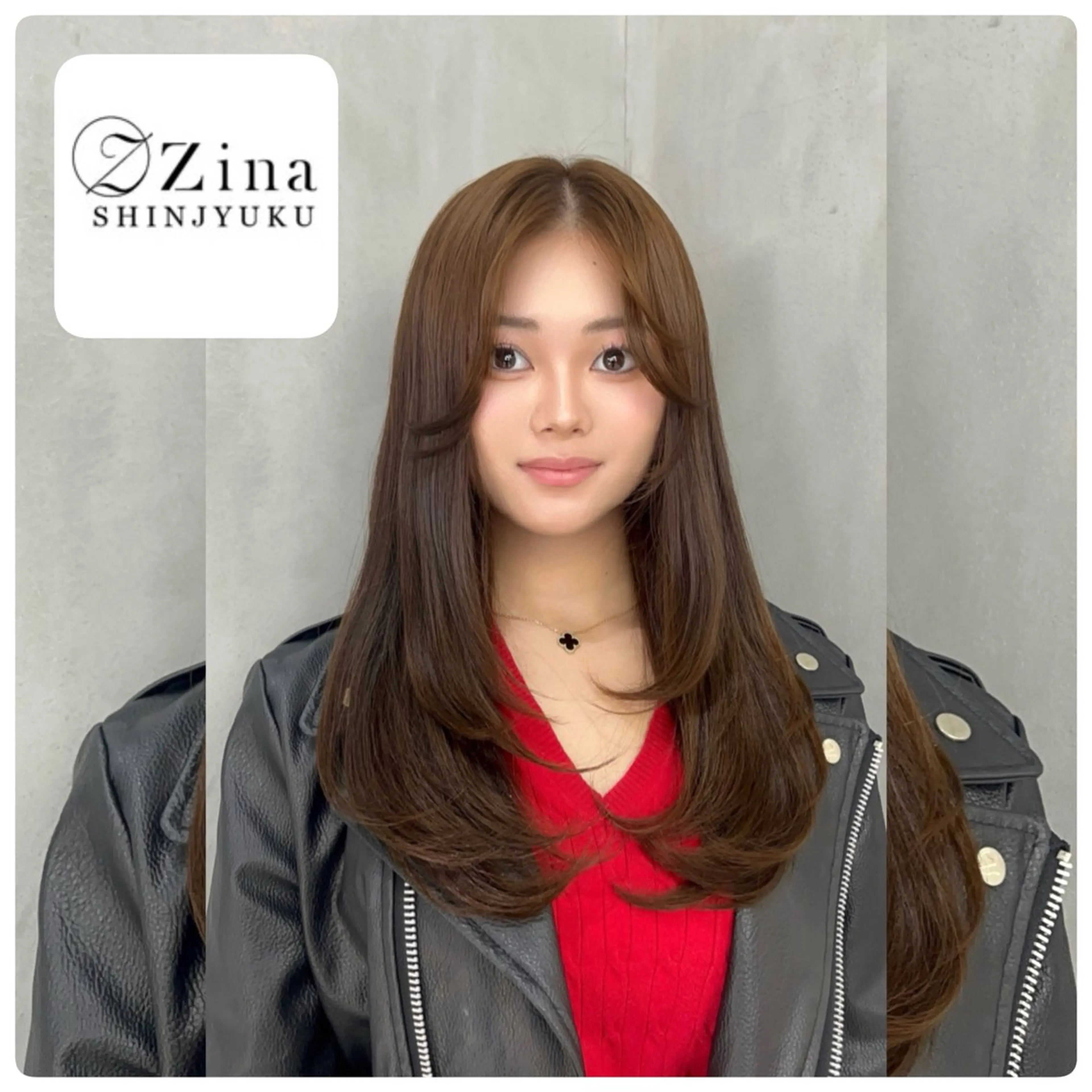 ロング 新宿📍韓国ヘア 🇰🇷透明感カラーのヘアスタイル