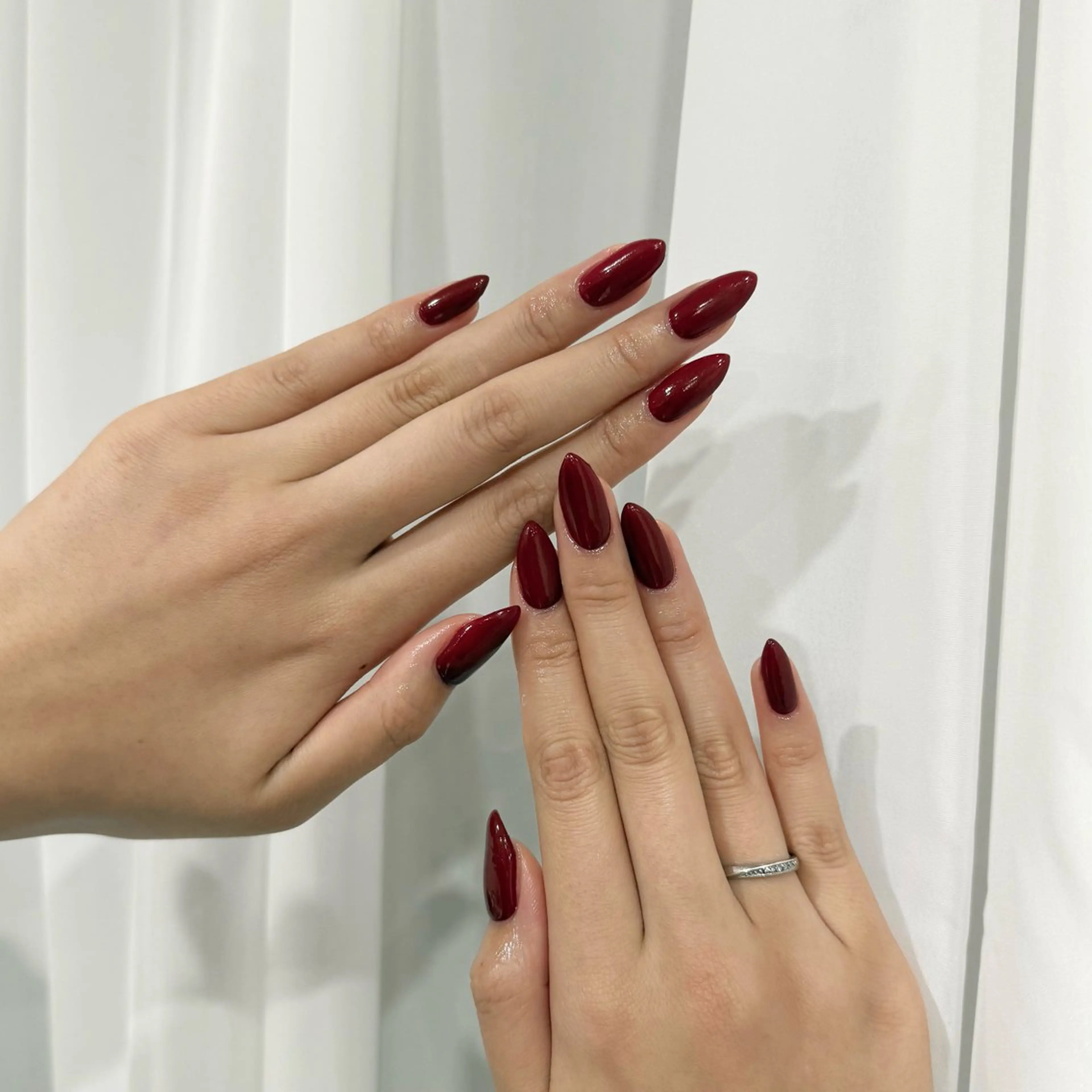 ネイル チークネイル 長さ出し フットネイル フレンチネイル ジェルネイル ハンドネイル Reilly nail.所属・Reillynail レイリーネイルのネイルデザイン