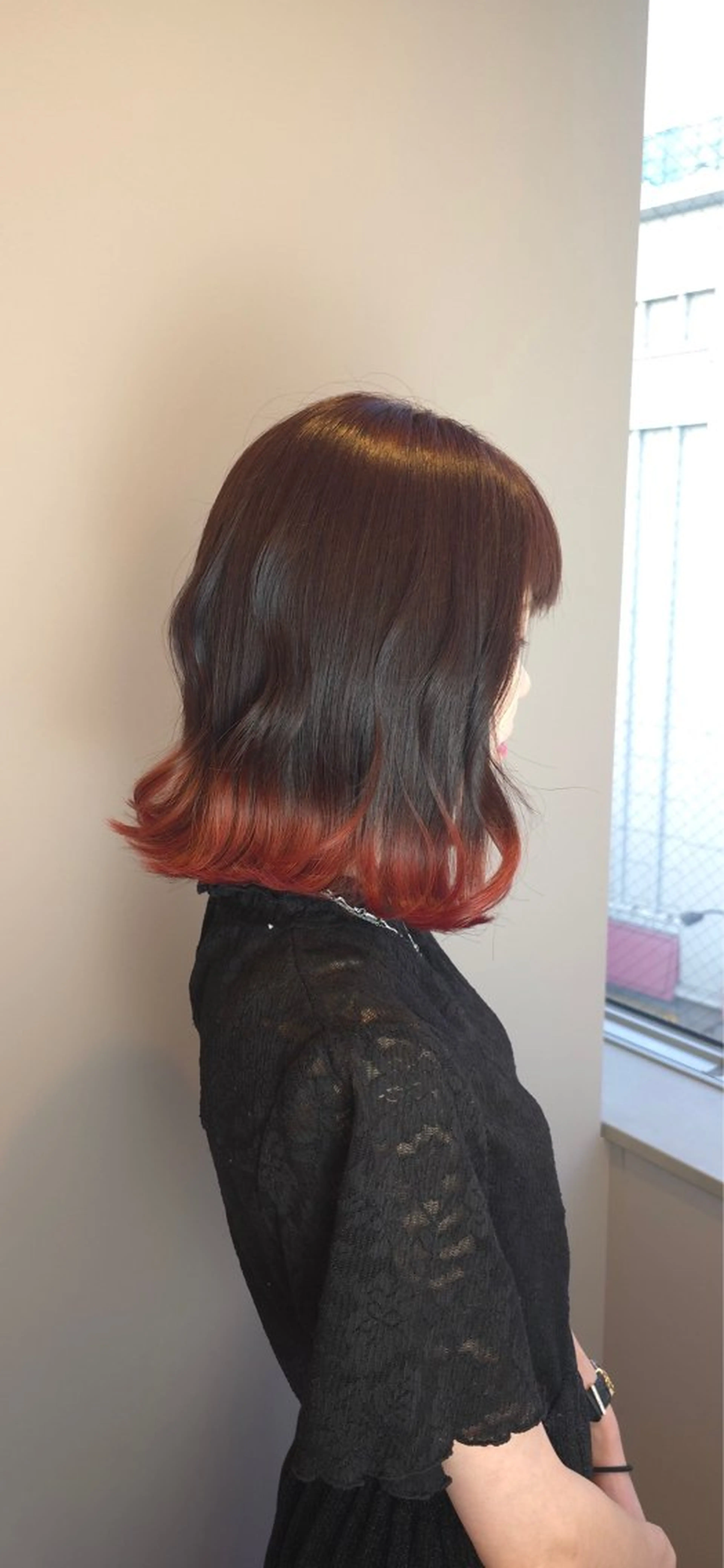 ミディアム カラー カット ヘアカラー 透明感カラー/艶髪/ エクステ/HIROのヘアスタイル
